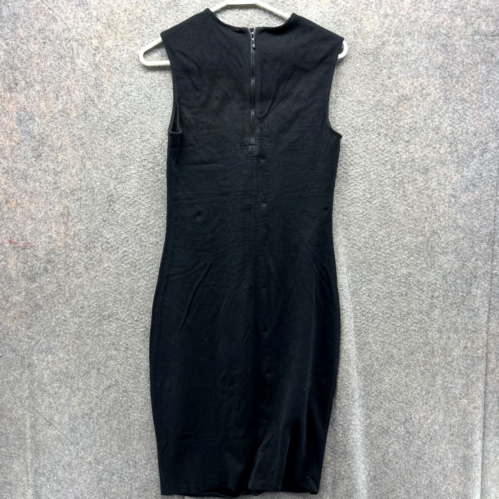 Vince Vince Dress Women XS Black Sleeveless Sheath Bodycon Pencil Dress Black Minimalist Size XS / US 0-2 / IT 36-38 - 2 Thumbnail