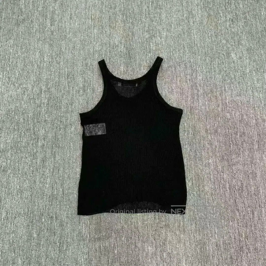 Dior dior black embroidered knit camisole tank top. Size US S / EU 44-46 / 1 - 2 Thumbnail