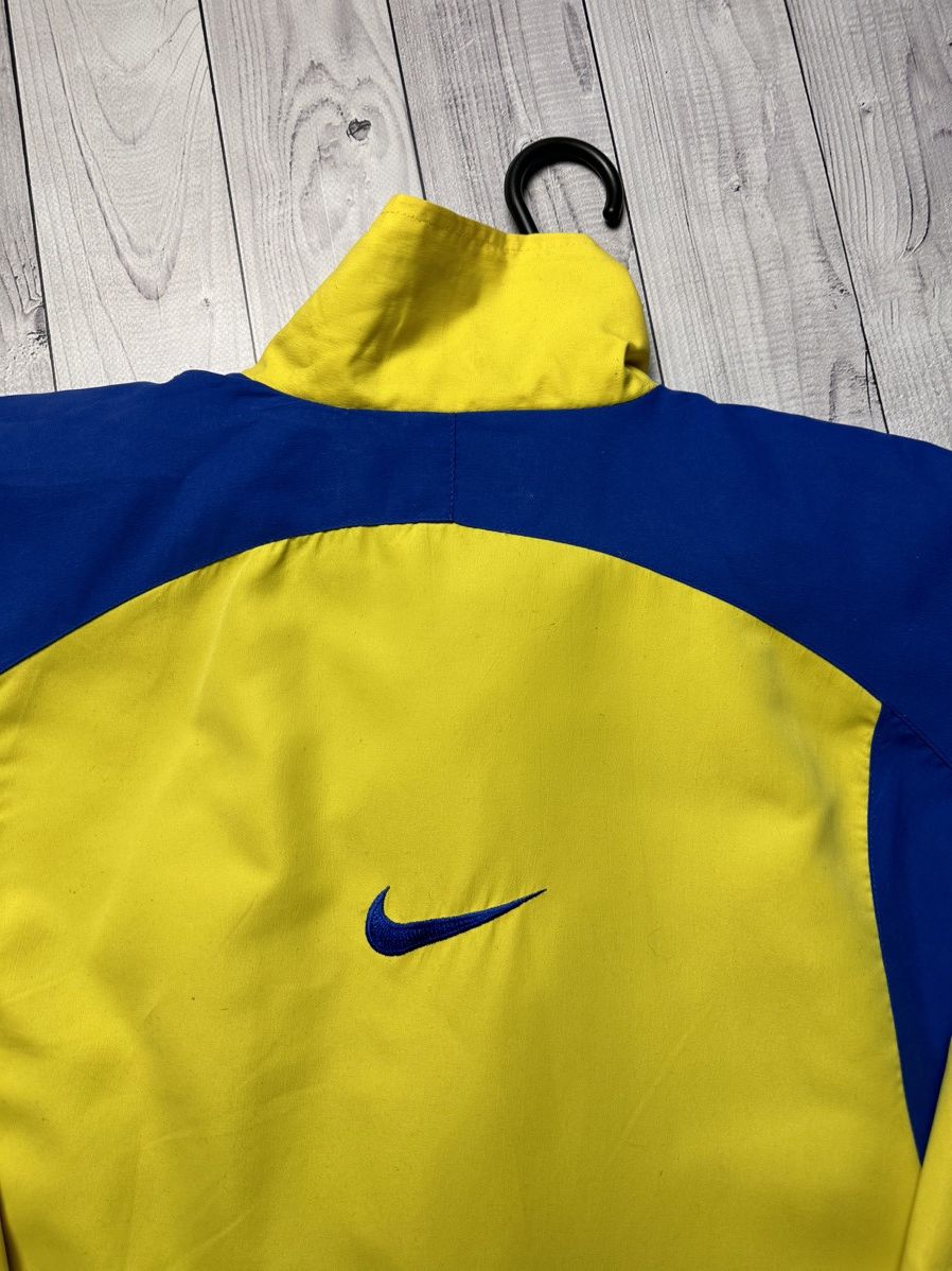 Nike × Vintage Vintage Nike track jacket size S Yellow/ Blue swoosh logo Size US S / EU 44-46 / 1 - 8 Thumbnail
