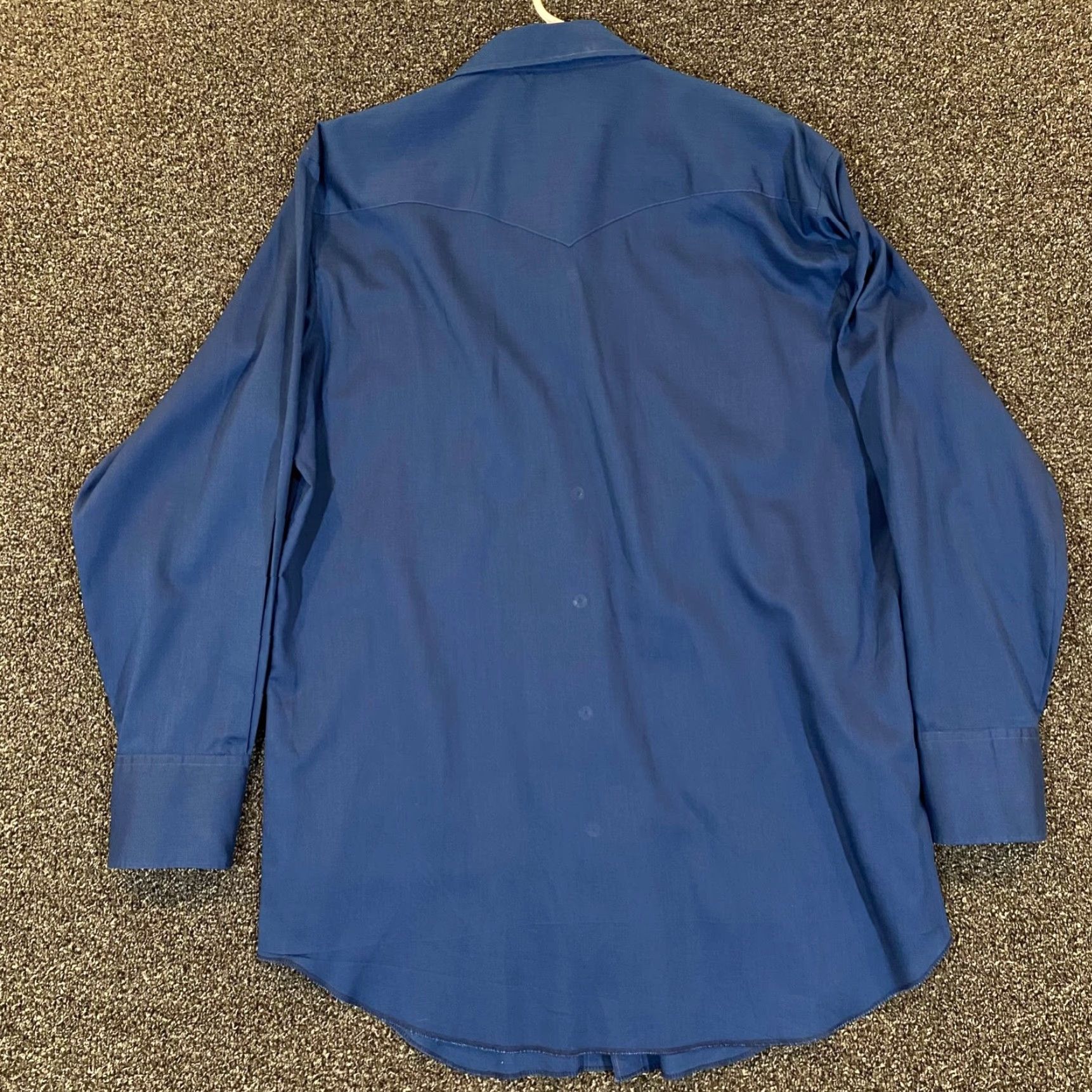 Vintage VINTAGE H Bar C Men’s Western Shirt Long Sleeve 16.5 Blue Pearl Snap California Rancher Casual Size US L / EU 52-54 / 3 - 7 Thumbnail