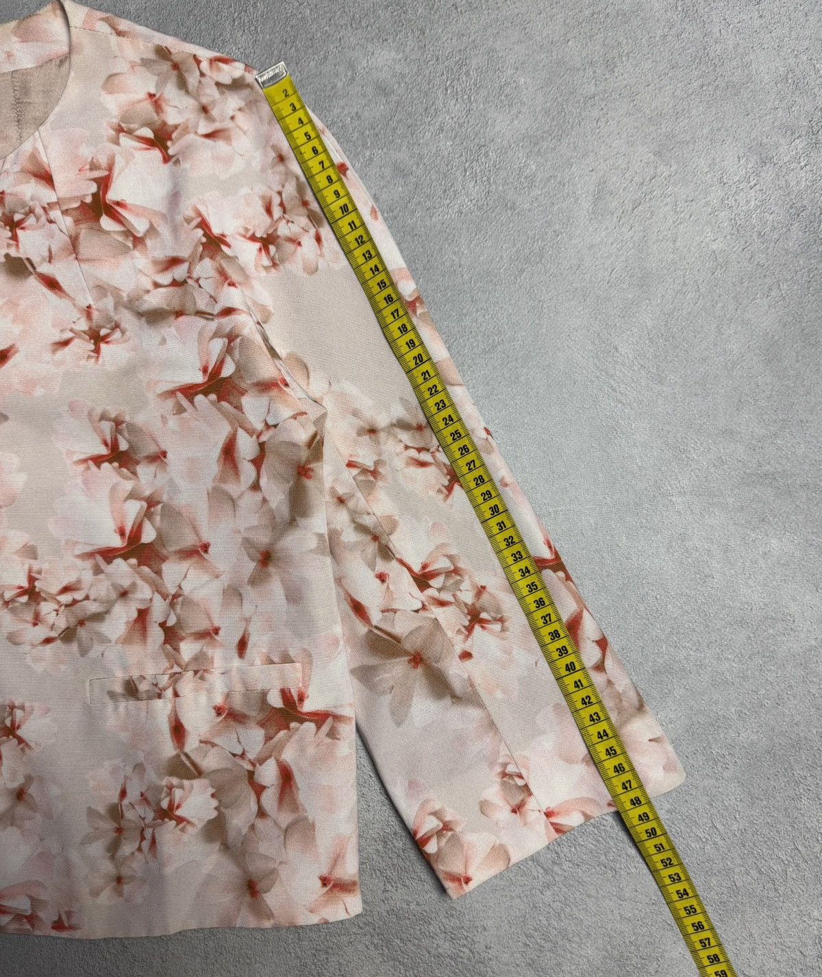 Max Mara MAX MARA Studio Women’s Cotton Viscose Floral Blazer Jacket Size L / US 10 / IT 46 - 18 Thumbnail