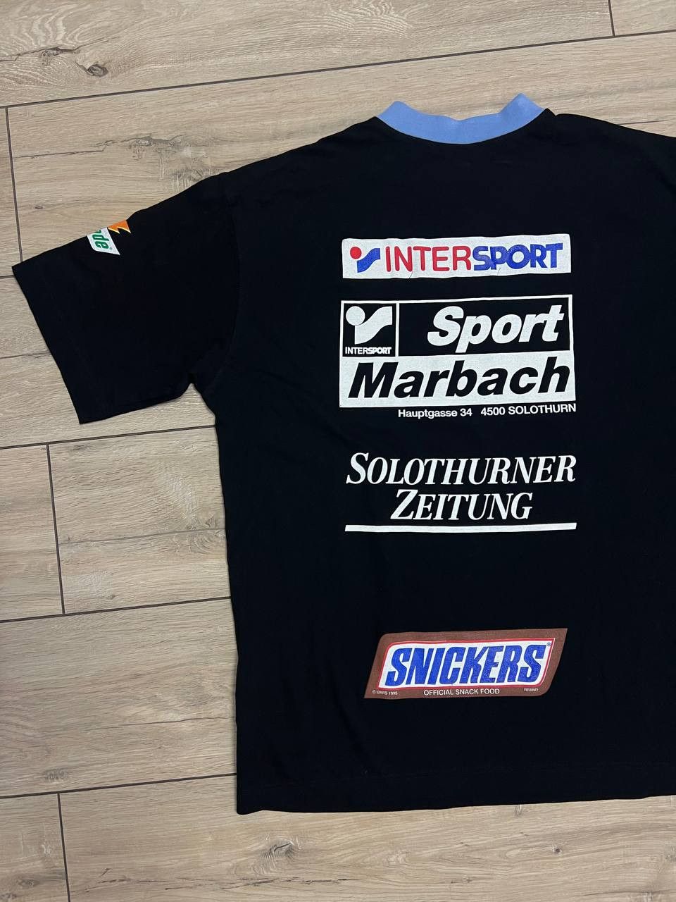 Puma Puma Vintage Street Soccer T-shirt Black sz M Credit Suisse Size US L / EU 52-54 / 3 - 7 Thumbnail