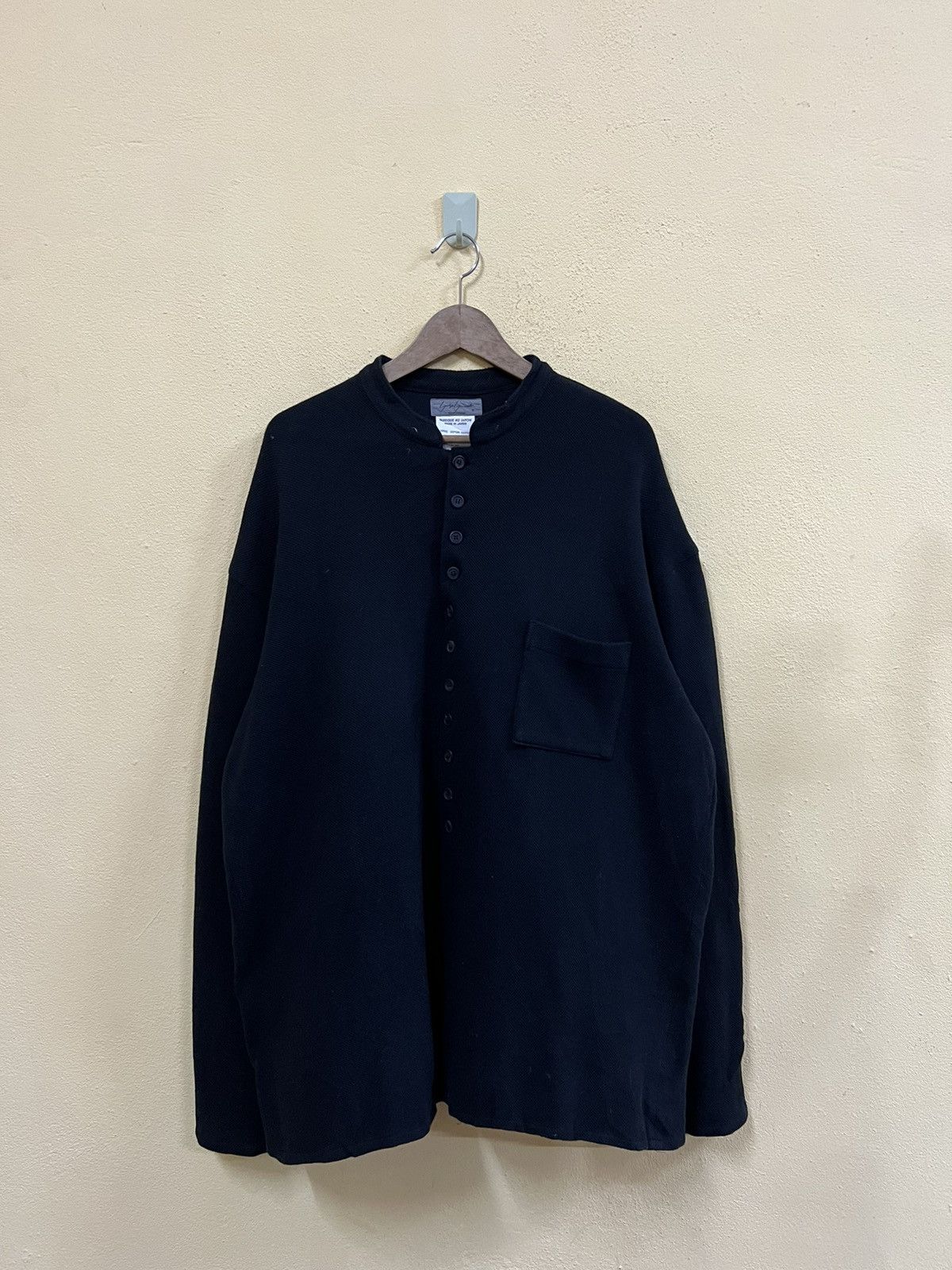 Designer × Yohji Yamamoto YOHJI YAMAMOTO LONG SLEEVED SHIRT Size US XL / EU 56 / 4 - 1 Thumbnail