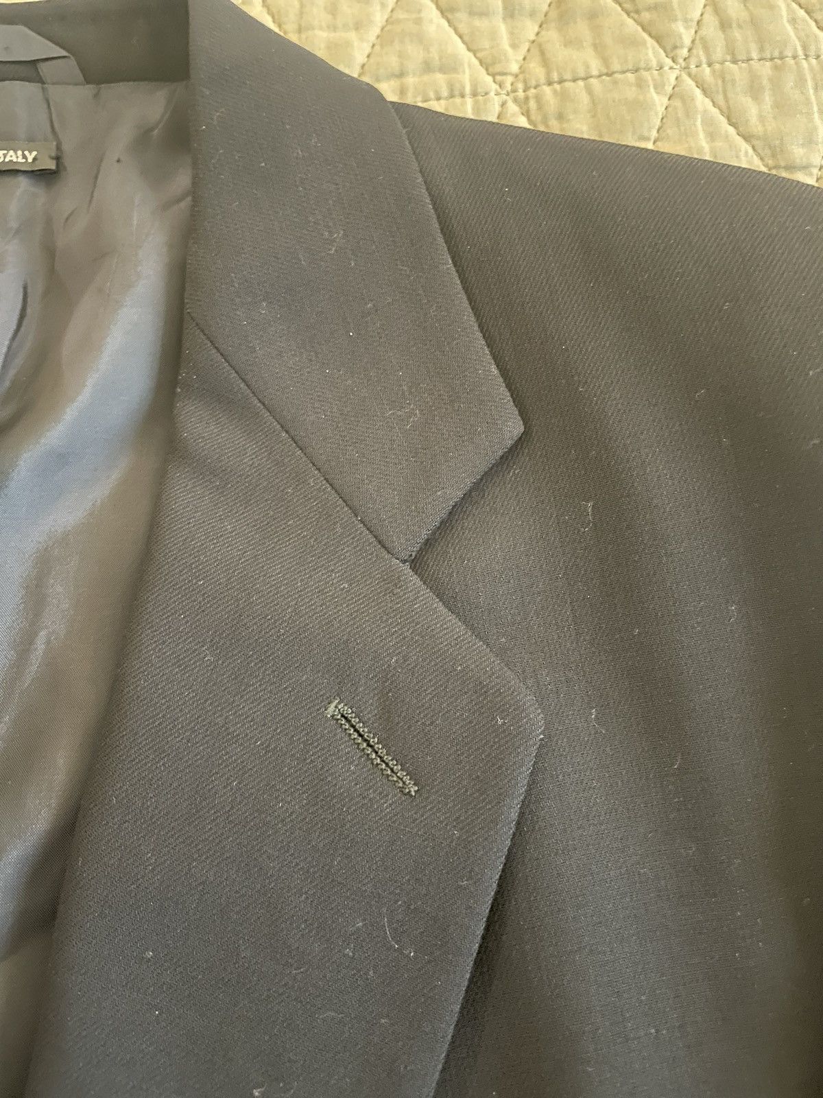 Giorgio Armani × Vintage 3-Button Wool Crepe Jacket Size 38R - 3 Thumbnail