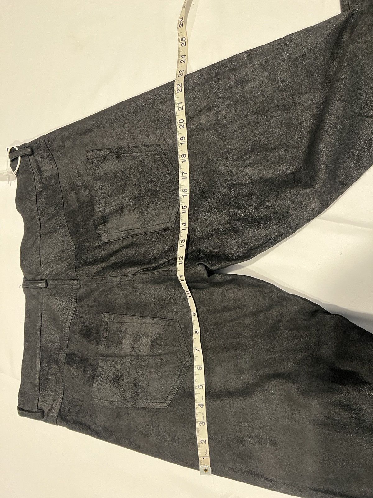 Rick Owens Rick Owens Mens lamb leather pants. XL Size US 35 - 7 Thumbnail
