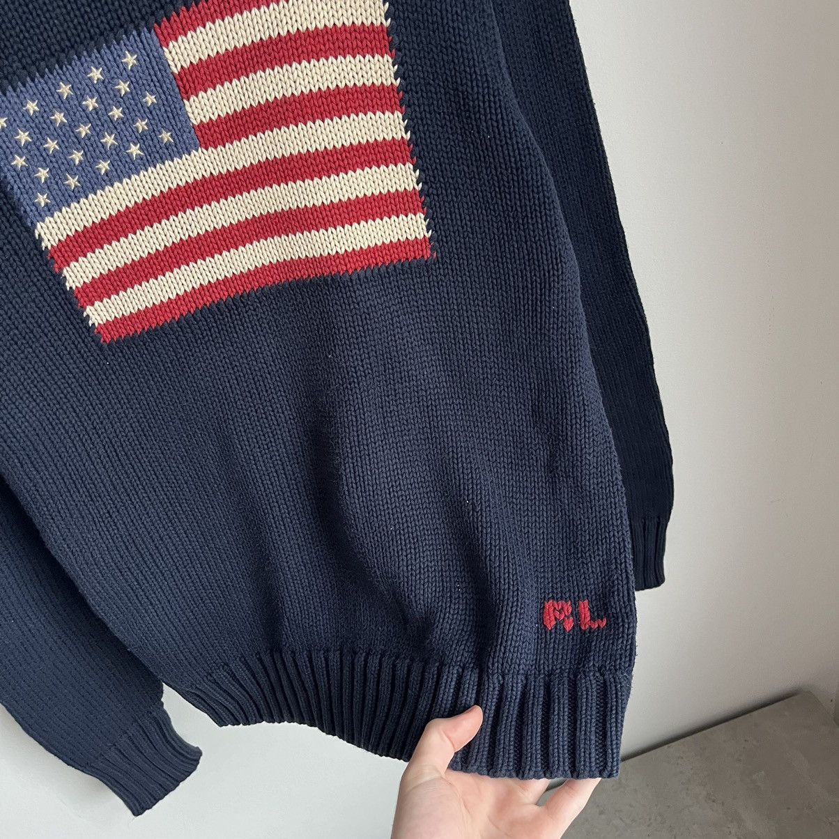 Polo Ralph Lauren Made in Japan Polo Ralph Lauren American Flag Sweater Size XL / US 12-14 / IT 48-50 - 6 Thumbnail