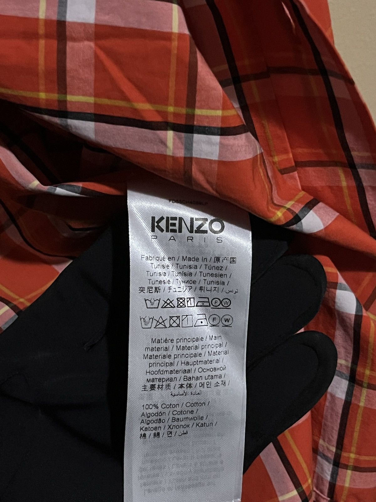 Kenzo Kenzo Check Casual Button Up Shirt - XL/17 Size US XL / EU 56 / 4 - 7 Thumbnail