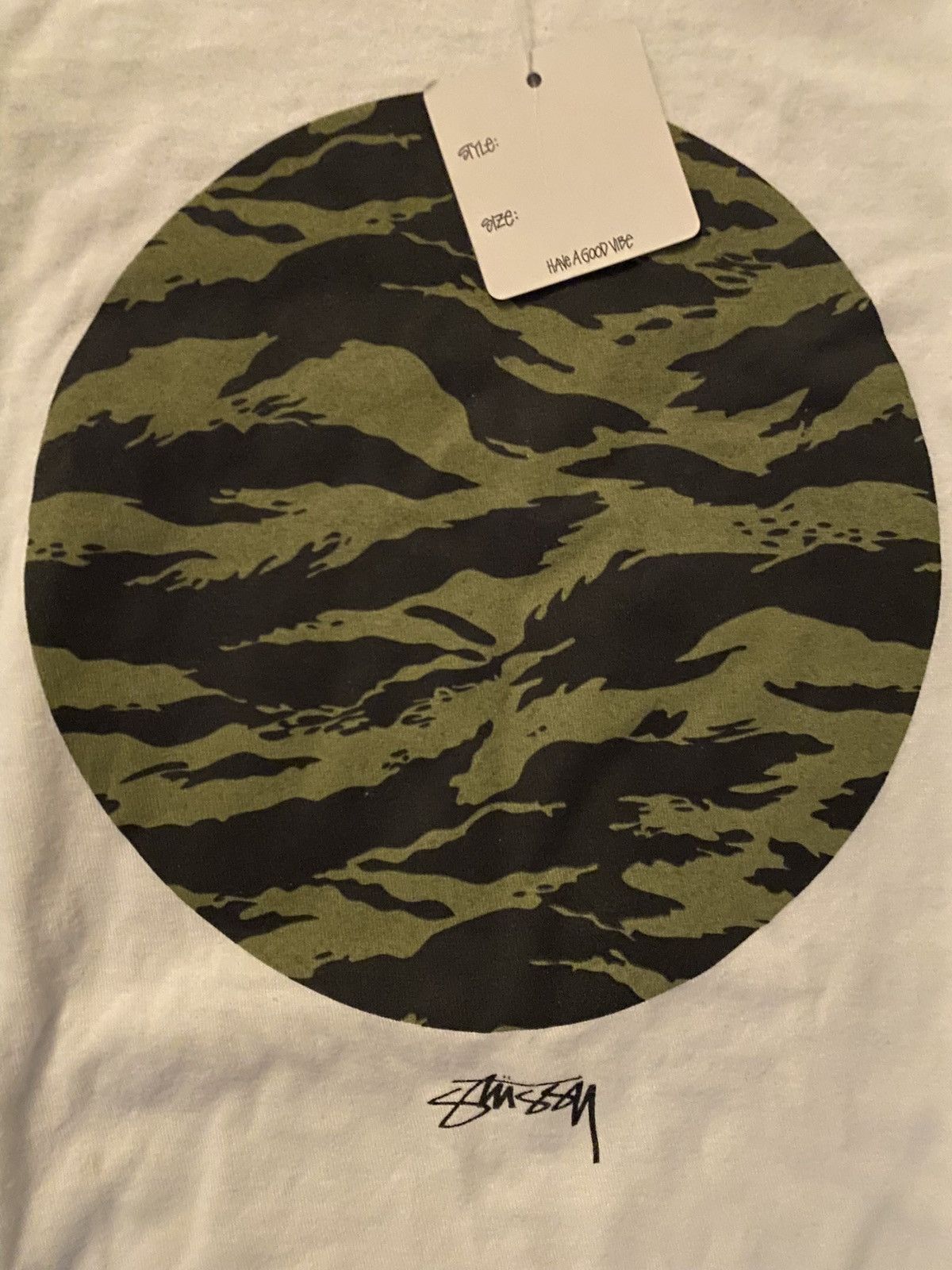Stussy Stussy Tiger Camo Circle T-Shirt Size US M / EU 48-50 / 2 - 2 Thumbnail