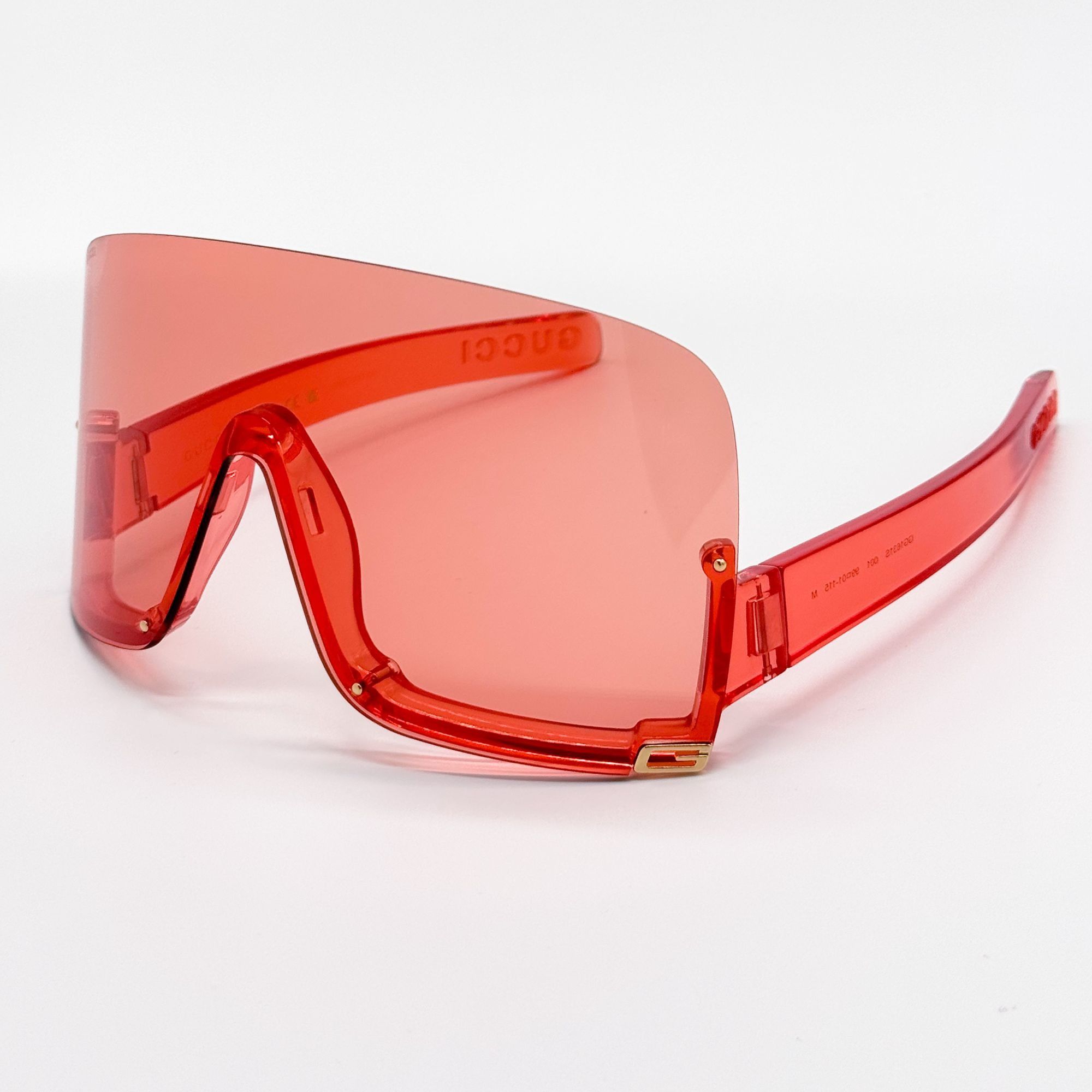 Gucci NEW GUCCI GG1631S 001 RED OVERSIZED WOMEN SUNGLASSES GUCCI Size ONE SIZE - 2 Thumbnail