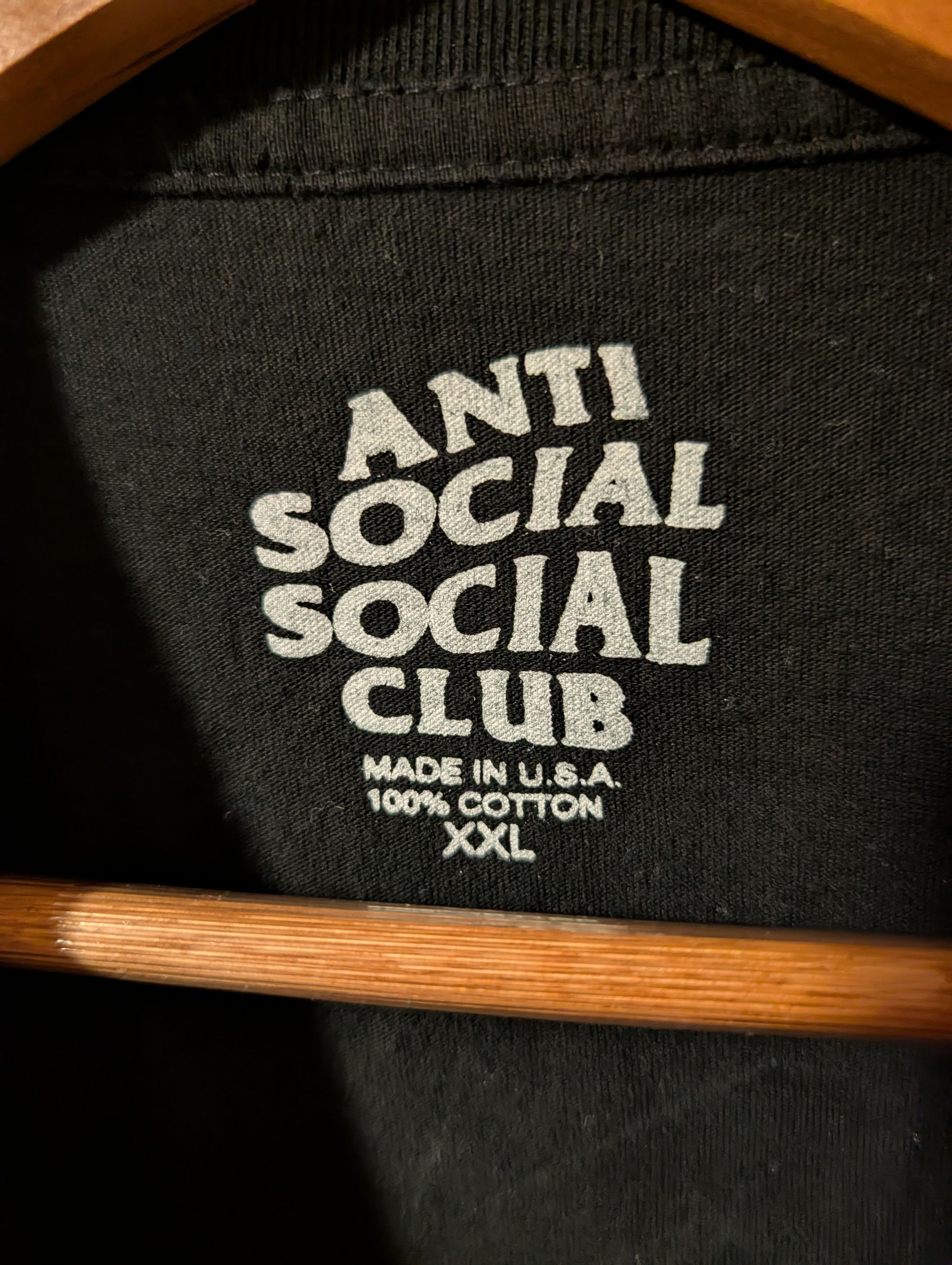 Anti Social Social Club Anti Social Social Club Logo Boys XX-Large T-Shirt Size US XXL / EU 58 / 5 - 5 Thumbnail