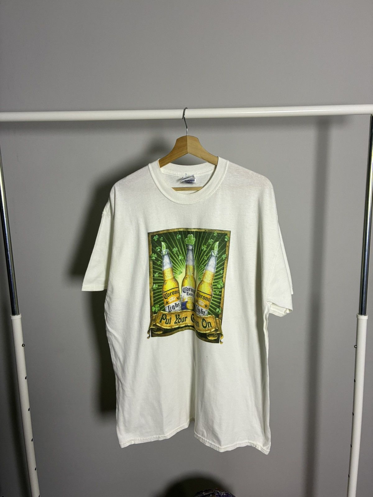 Vintage Vintage corona t shirt Size US XL / EU 56 / 4 - 1 Thumbnail