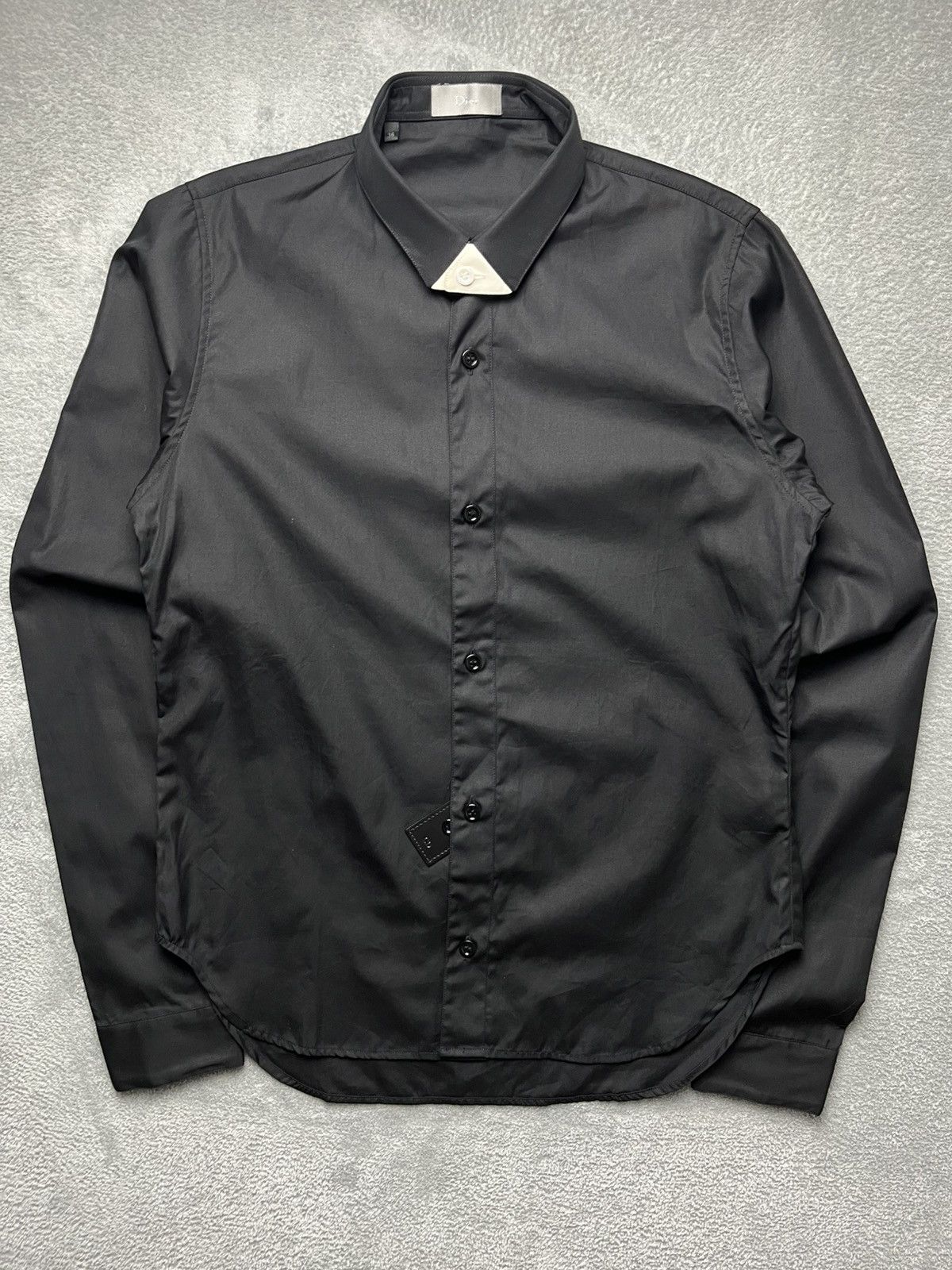 Dior Dior homme - AW/07 “Navigate” Folded Collar Button Up Shirt Size US XS / EU 42 / 0 - 3 Thumbnail