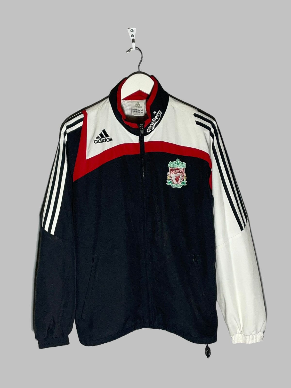 Adidas Liverpool FC Adidas Vintage Y2k Streetwear Full Zip Jacket Size US M / EU 48-50 / 2 - 1 Thumbnail