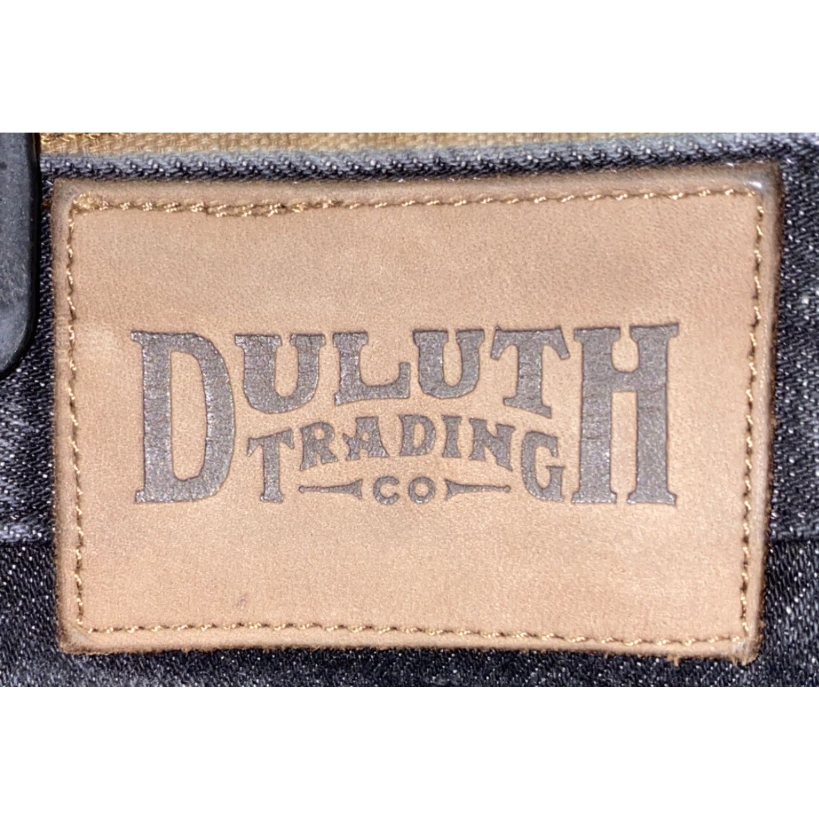 CO Duluth Trading Co Mens Black Zip Fly Jeans 40 x 31 Regular Denim Jeans Inseam 31 Men Pants Size US 40 / EU 56 - 5 Thumbnail
