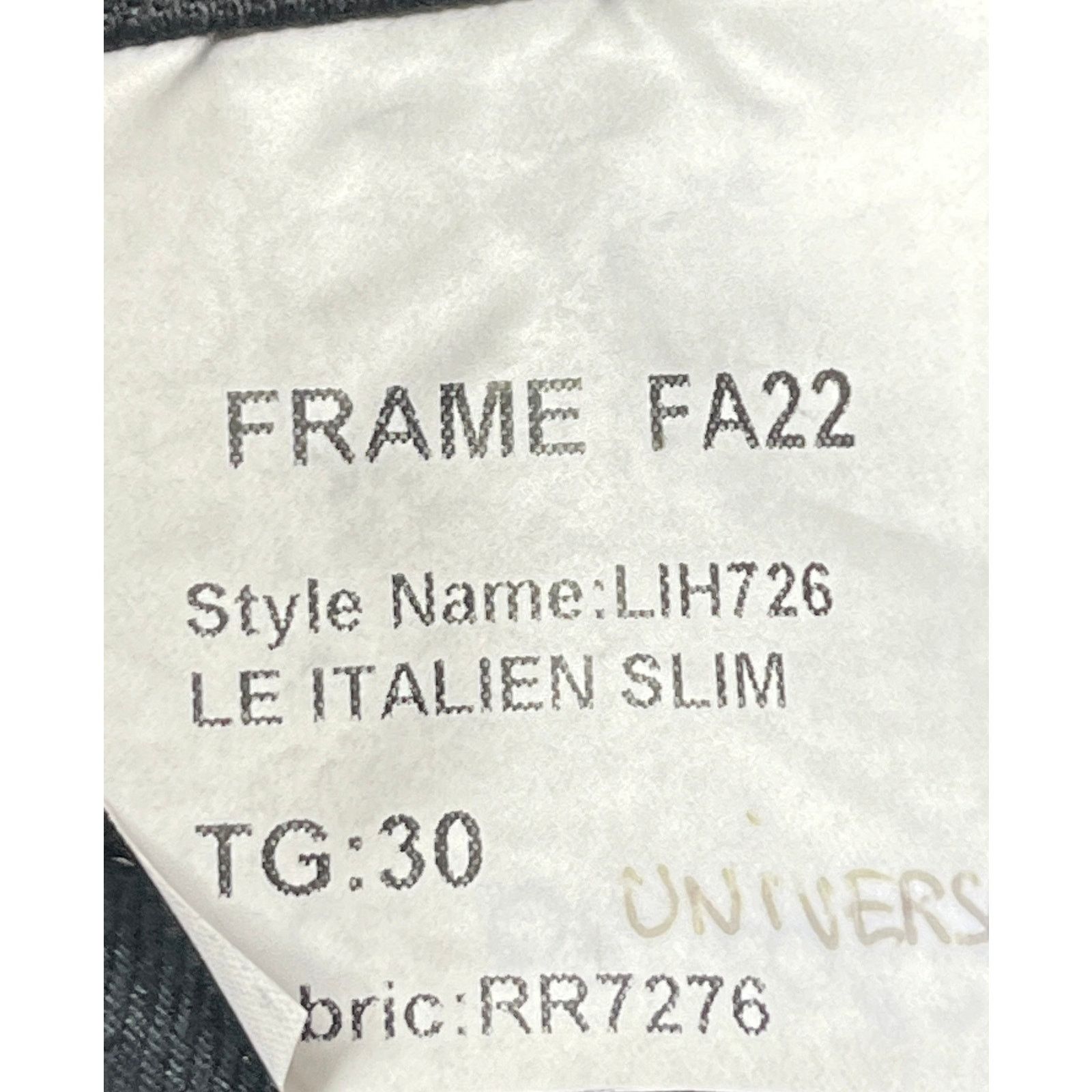 Frame 11-11 FRAME Men's Jeans Le Italien Slim Black Size 30 Size US 30 / EU 46 - 9 Thumbnail