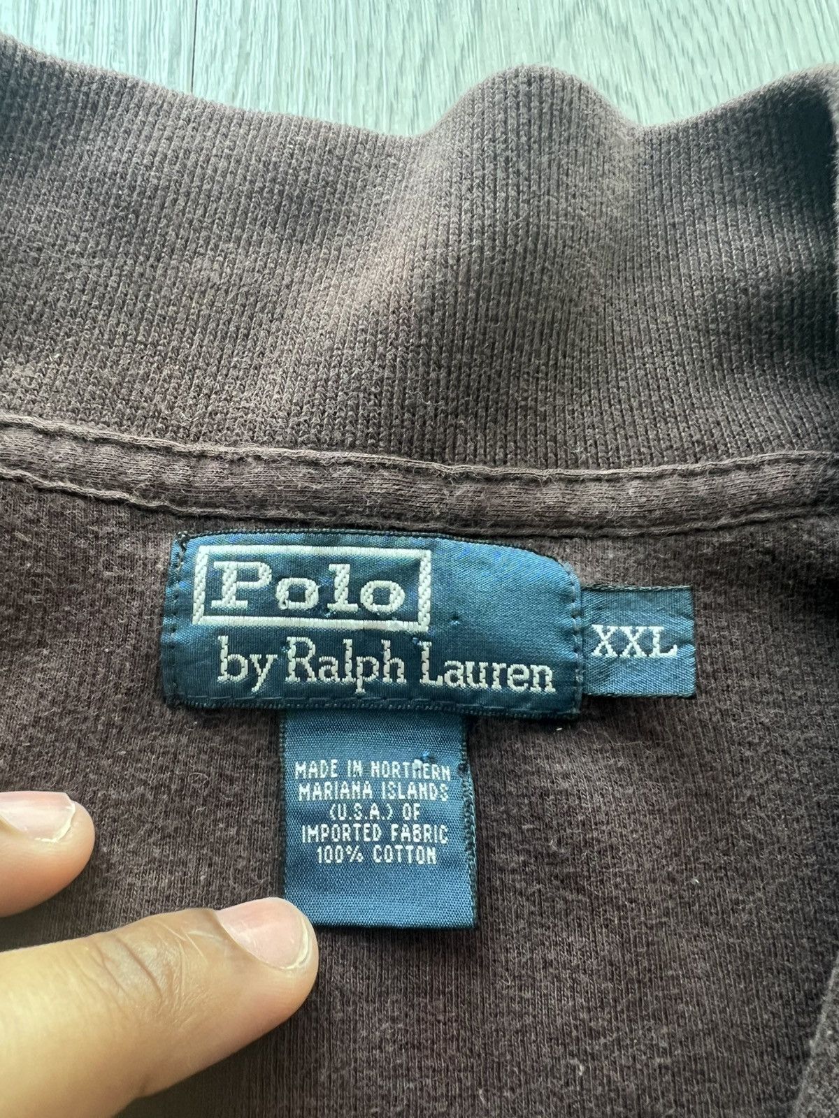 Polo Ralph Lauren Polo Ralph Lauren Brown Quarter Zip Size US XL / EU 56 / 4 - 3 Thumbnail