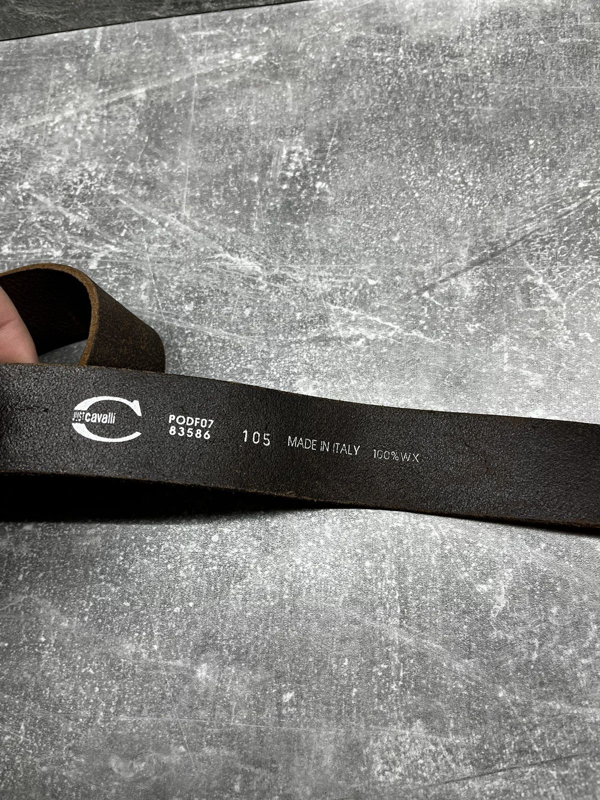 Just Cavalli × Roberto Cavalli × Vintage Roberto Cavalli leather belt vintage 90s Size ONE SIZE - 9 Thumbnail