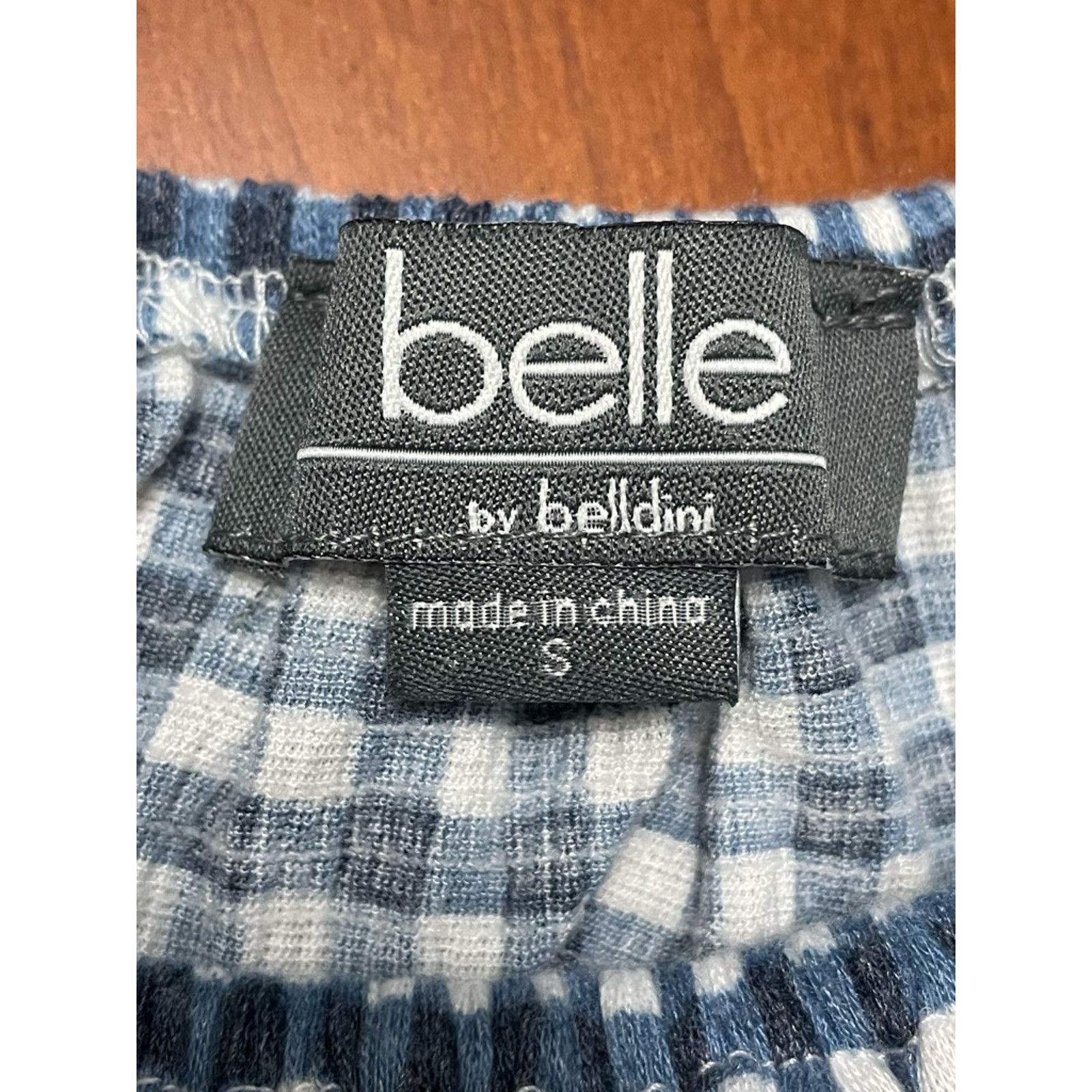 Other Belle Crop Top Gingham Short Sleeve Flare Square Neck S New Size S / US 4 / IT 40 - 7 Thumbnail