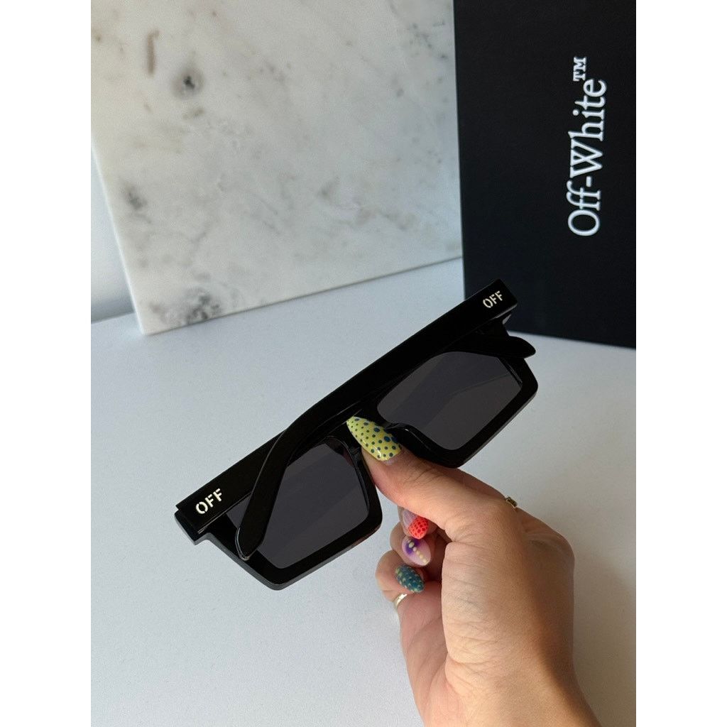 Off-White NEW Off White Windsor Black Square Unisex Sunglasses Size ONE SIZE - 6 Thumbnail