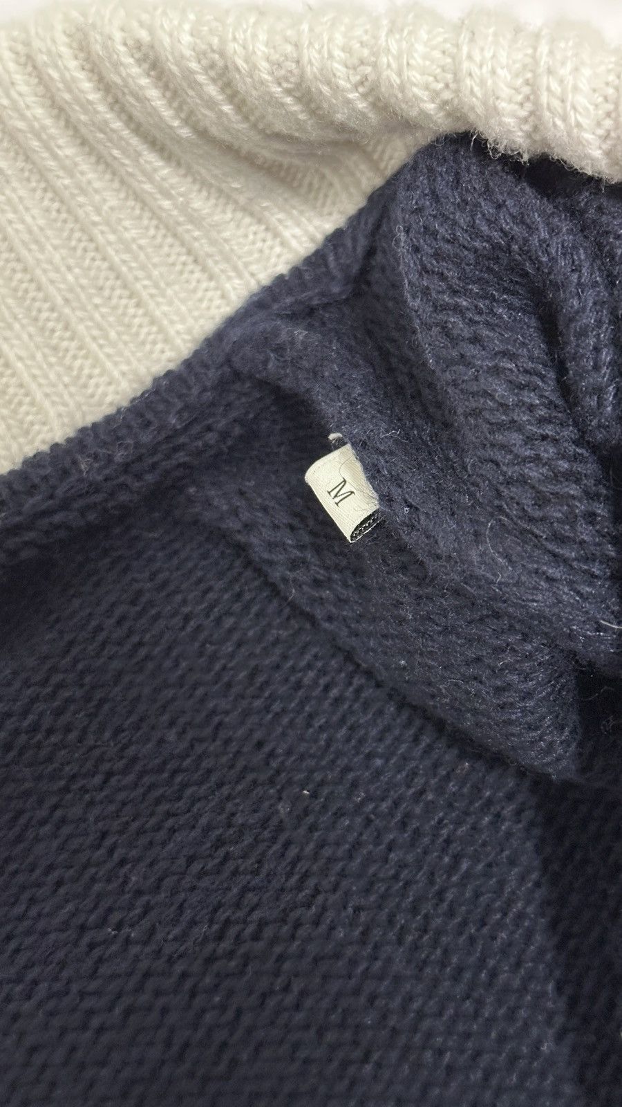 Sandro sandro winter 22 cardigan varsity navy blue Size US M / EU 48-50 / 2 - 4 Thumbnail