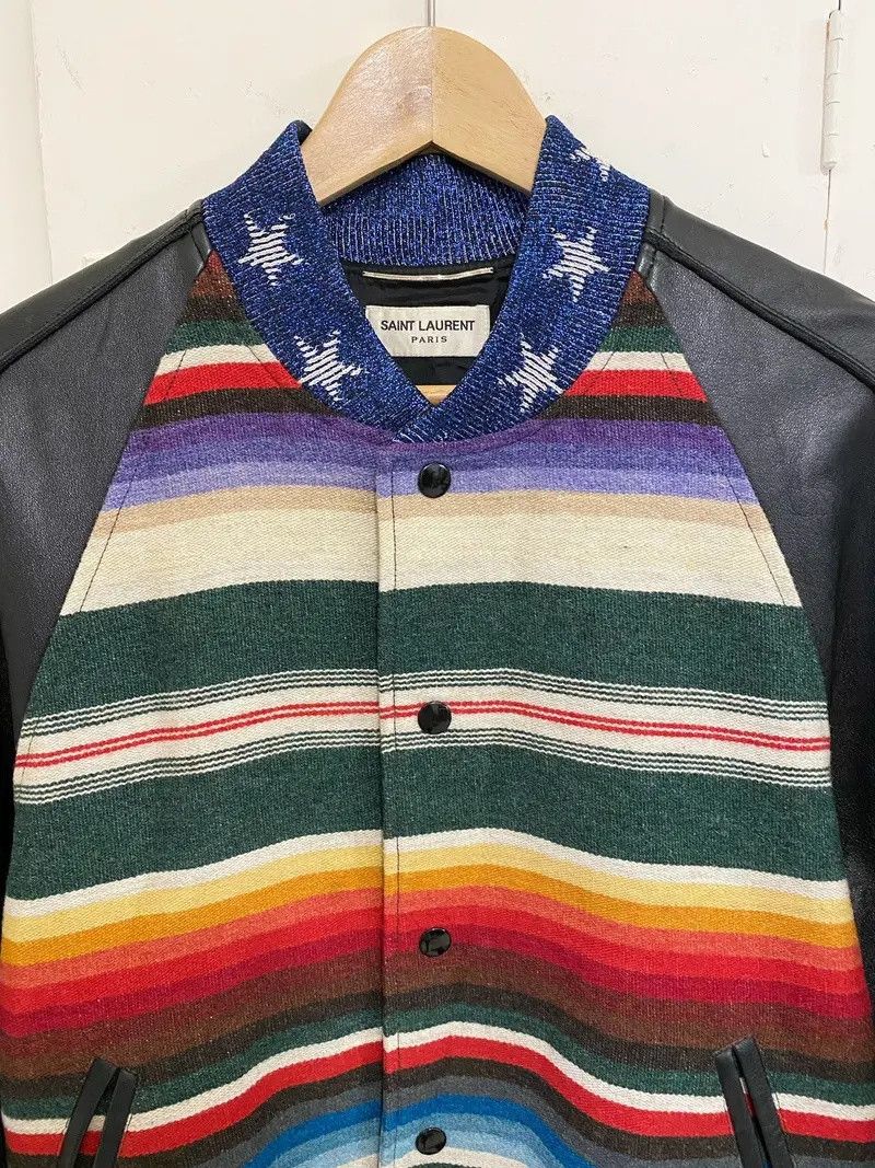 Hedi Slimane × Saint Laurent Paris SS16 Leather Bomber Jacket Size US M / EU 48-50 / 2 - 4 Thumbnail