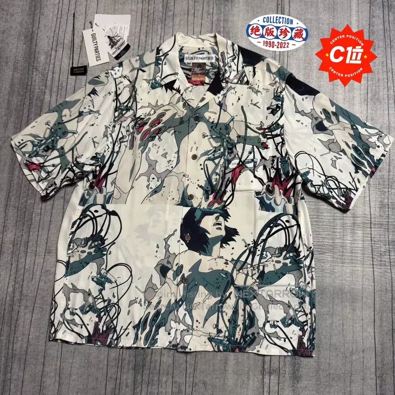 Wacko Maria Wacko Maria 23SS Heavenly Tokyo Ghost in the Shell Hawaiia Size US S / EU 44-46 / 1 - 1 Thumbnail