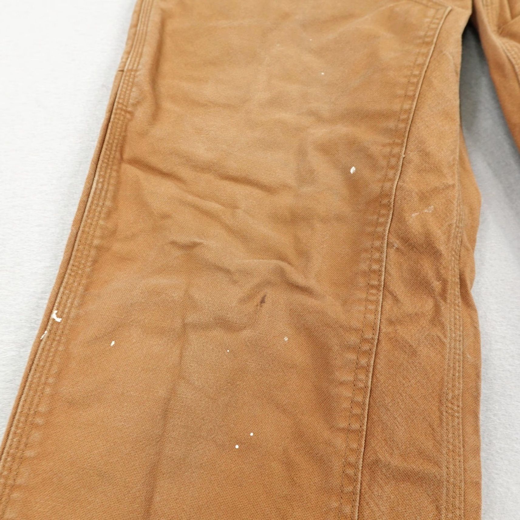 Carhartt VINTAGE Carhartt Work Pants Mens 36x36 Relaxed Fit Brown Cotton Spandex Canvas Carpenter Durable Trousers Size US 36 / EU 52 - 5 Thumbnail