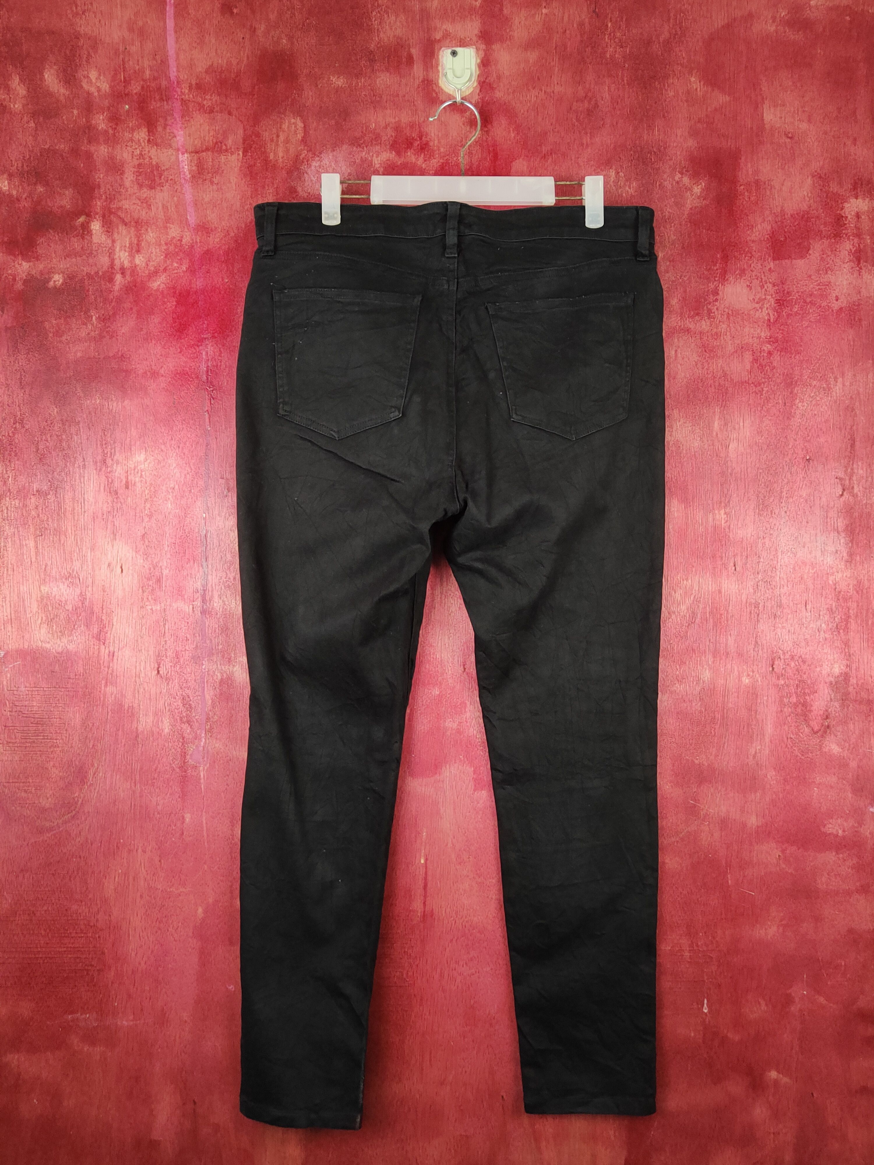 Japanese Brand Uniqlo Black Multipocket Skinny Jeans #S1429 Size US 34 / EU 50 - 10 Thumbnail