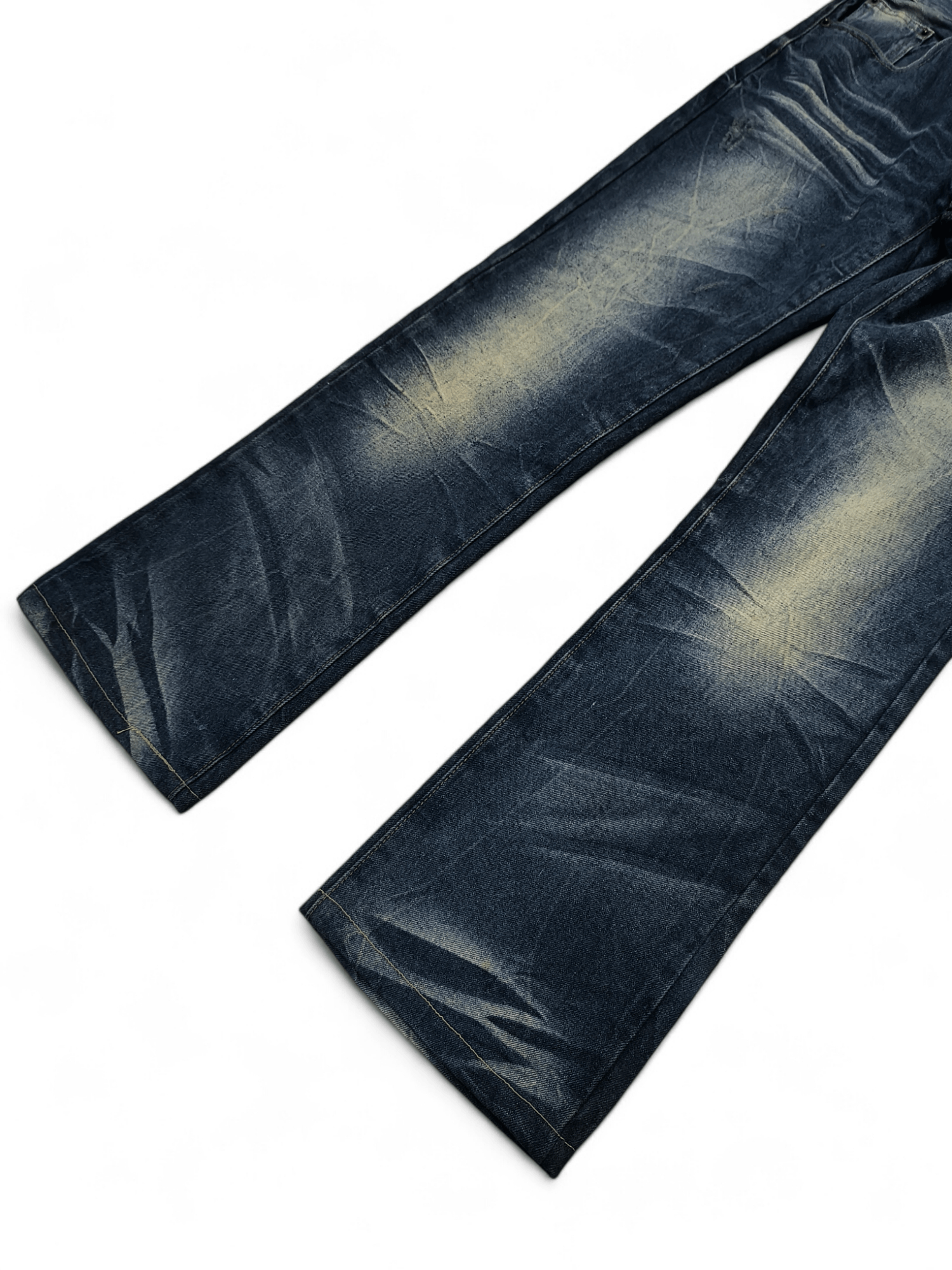 If Six Was Nine × Japanese Brand × Vintage Japan brand Muddy Claw Mark flared Jeans Ifsixwasnine Style Size US 33 - 3 Thumbnail