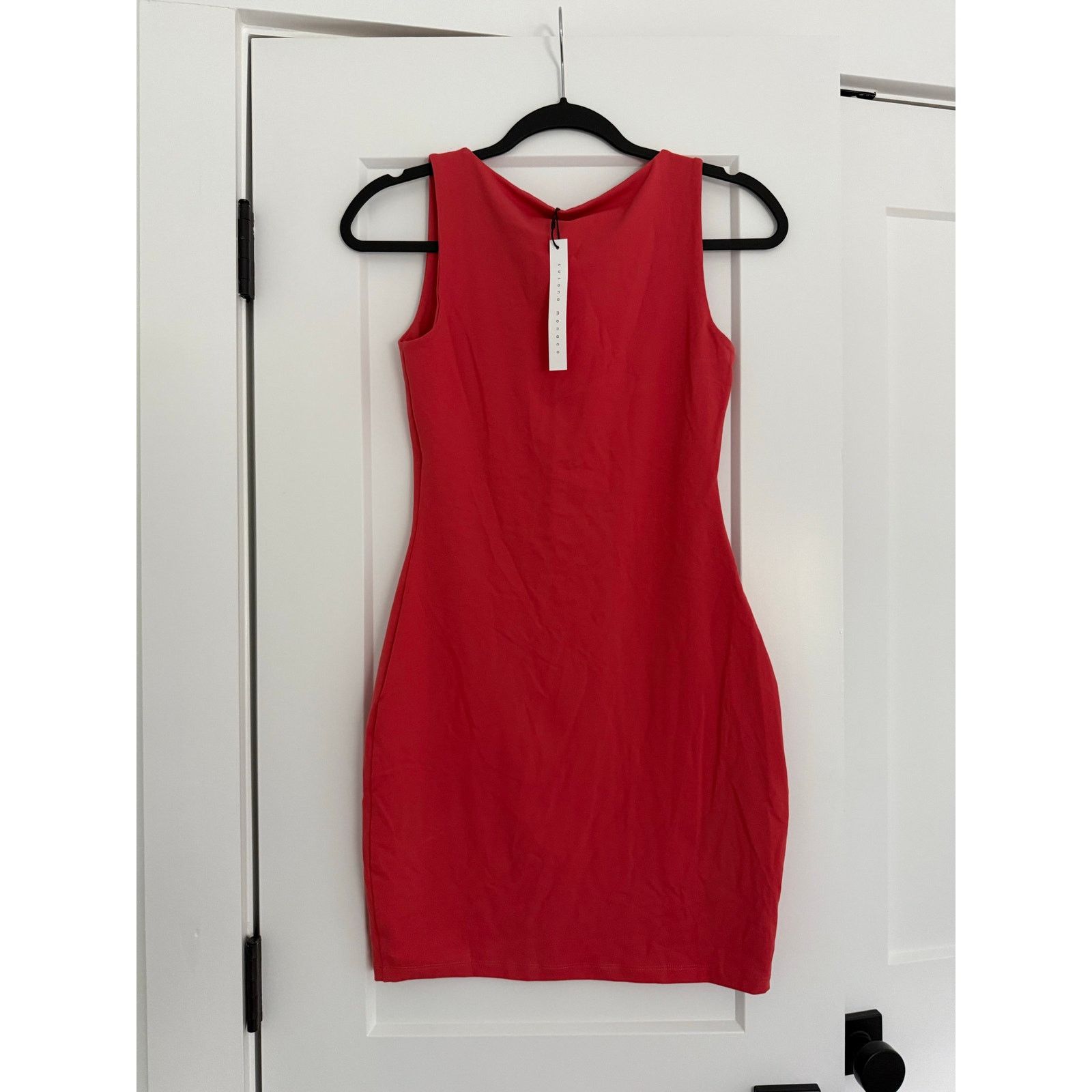 $178 New Susana Monaco Revolve Mini Dress Small Red