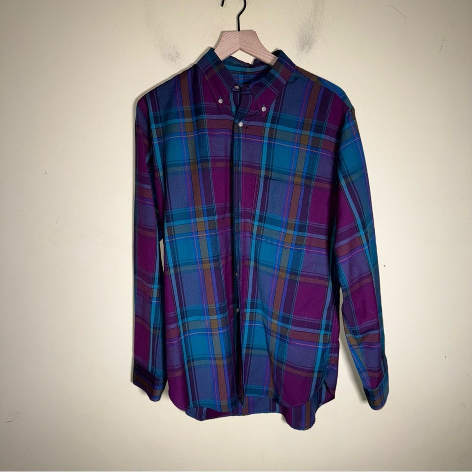 Pendleton PENDLETON pure wool classic Men's Plaid button down shirt L Size US L / EU 52-54 / 3 - 6 Thumbnail