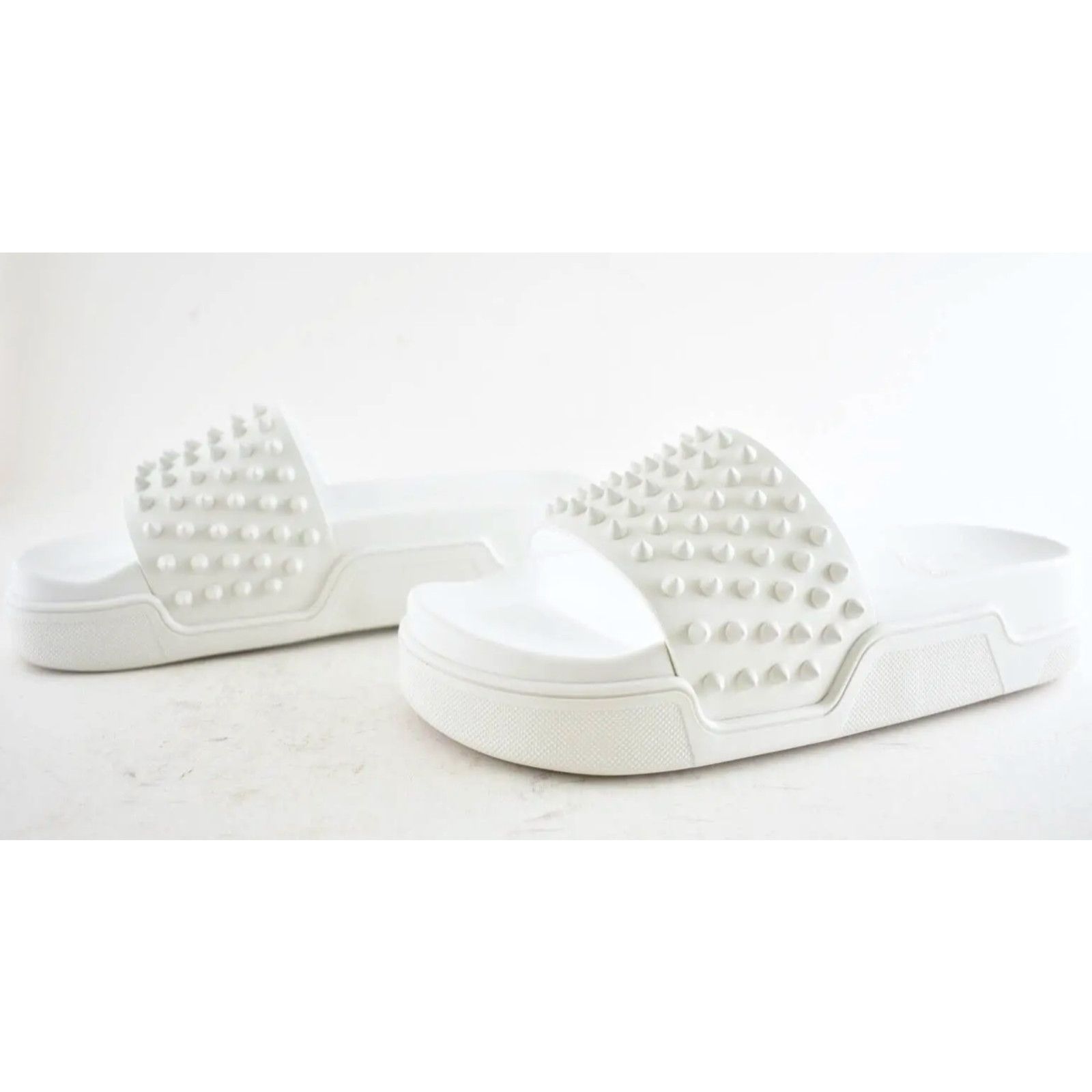 Christian Louboutin Christian Louboutin Fun Flat Bianco Platform Sandal 43 10 Size US 10 / EU 43 - 11 Thumbnail