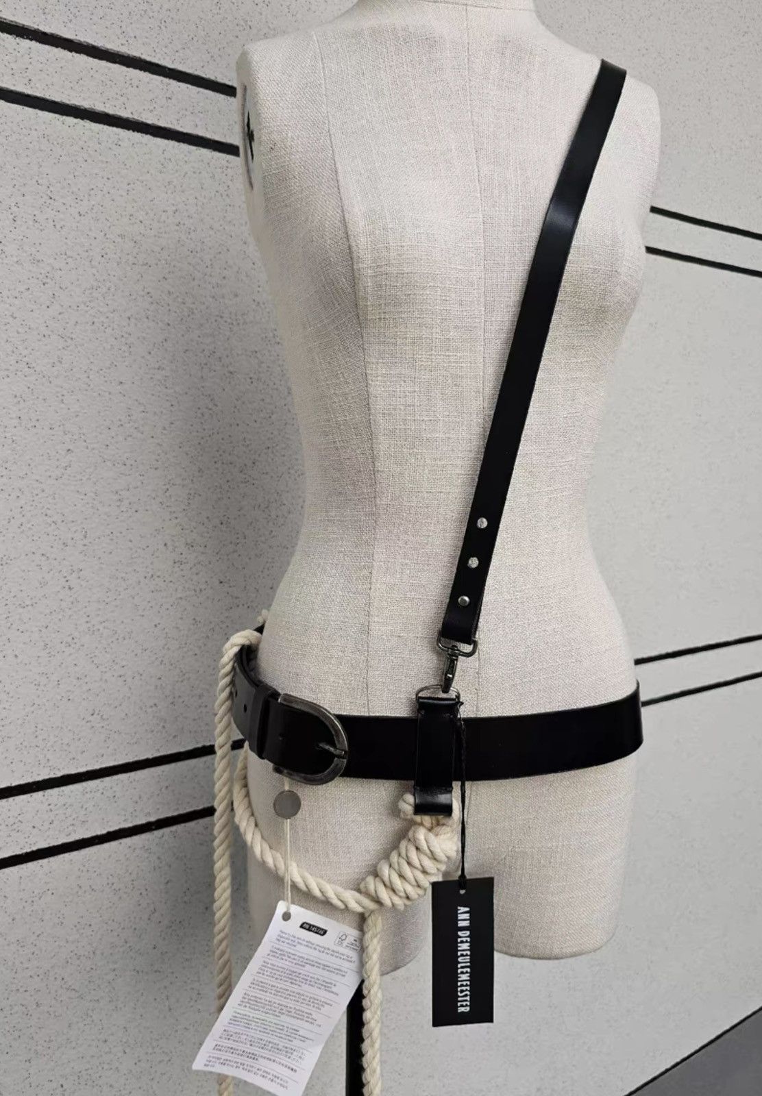Ann Demeulemeester Ann demeulemeester runway new leather belts Size ONE SIZE - 4 Thumbnail