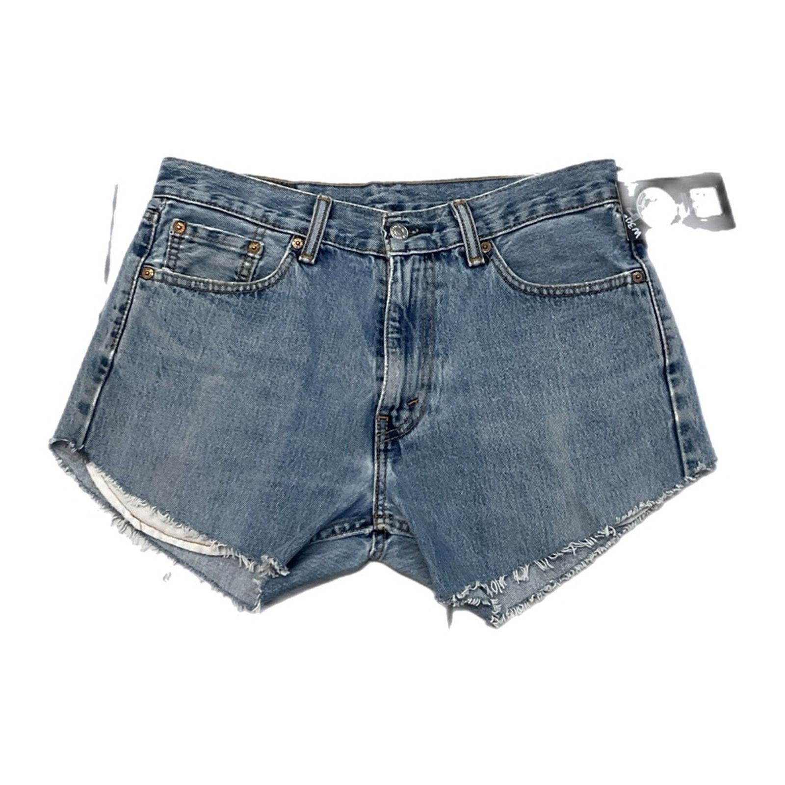Levi's 505 Levi’s Denim Cut-Off Shorts Size 30" / US 8 / IT 44 - 1 Thumbnail