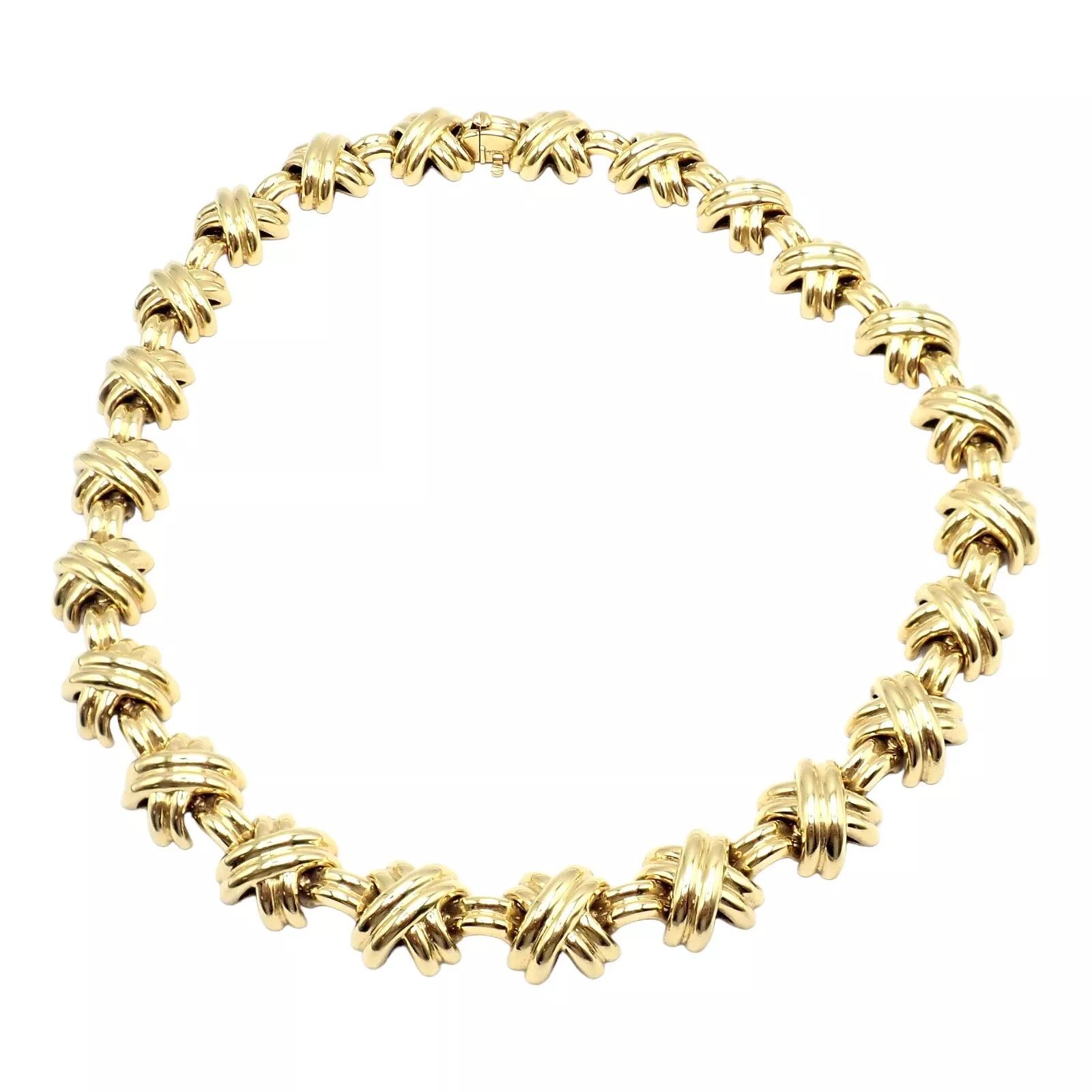 Tiffany & Co. Tiffany & Co. 18k Gold Large X Classic Signature Necklace Size ONE SIZE - 1 Thumbnail