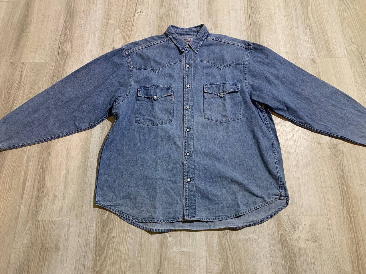Edwin Mens vintage denim shirt Edwin Size L Size US L / EU 52-54 / 3 - 2 Thumbnail