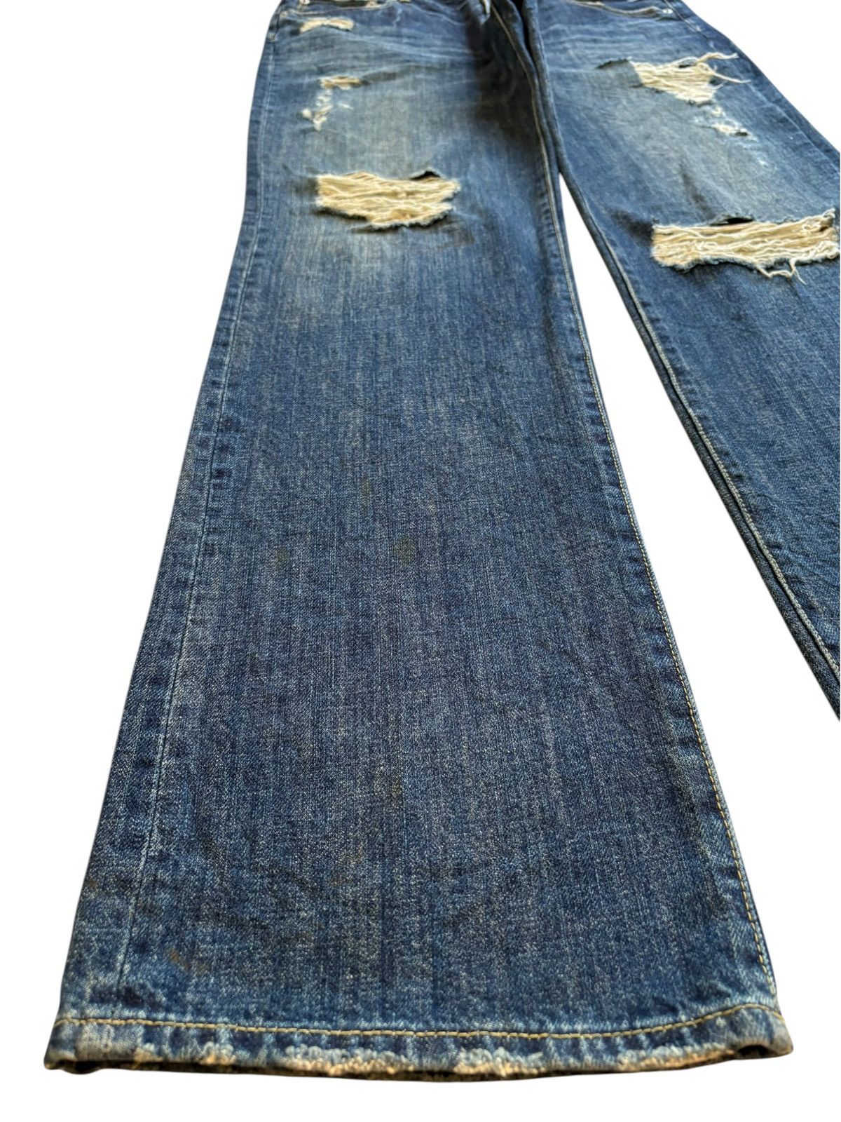 Japanese Brand Vintage Japanese Brand Mud Wash Distressed Baggy Jeans Size US 34 / EU 50 - 6 Thumbnail