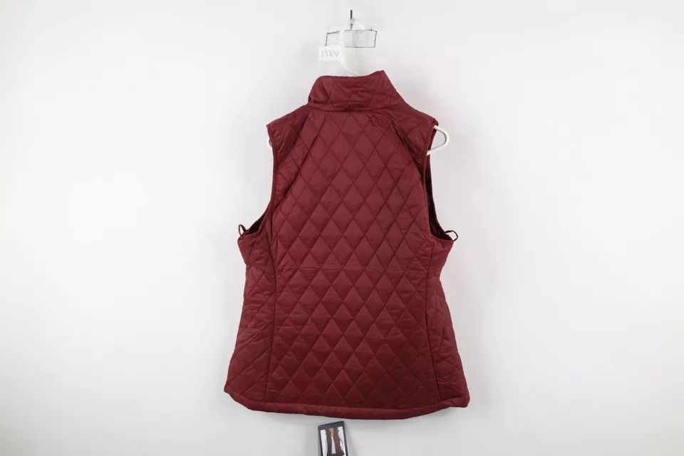 Lands' End × Vintage New Lands End 3 In 1 System Hooded Jacket Puffer Vest Red Size M / US 6-8 / IT 42-44 - 19 Thumbnail