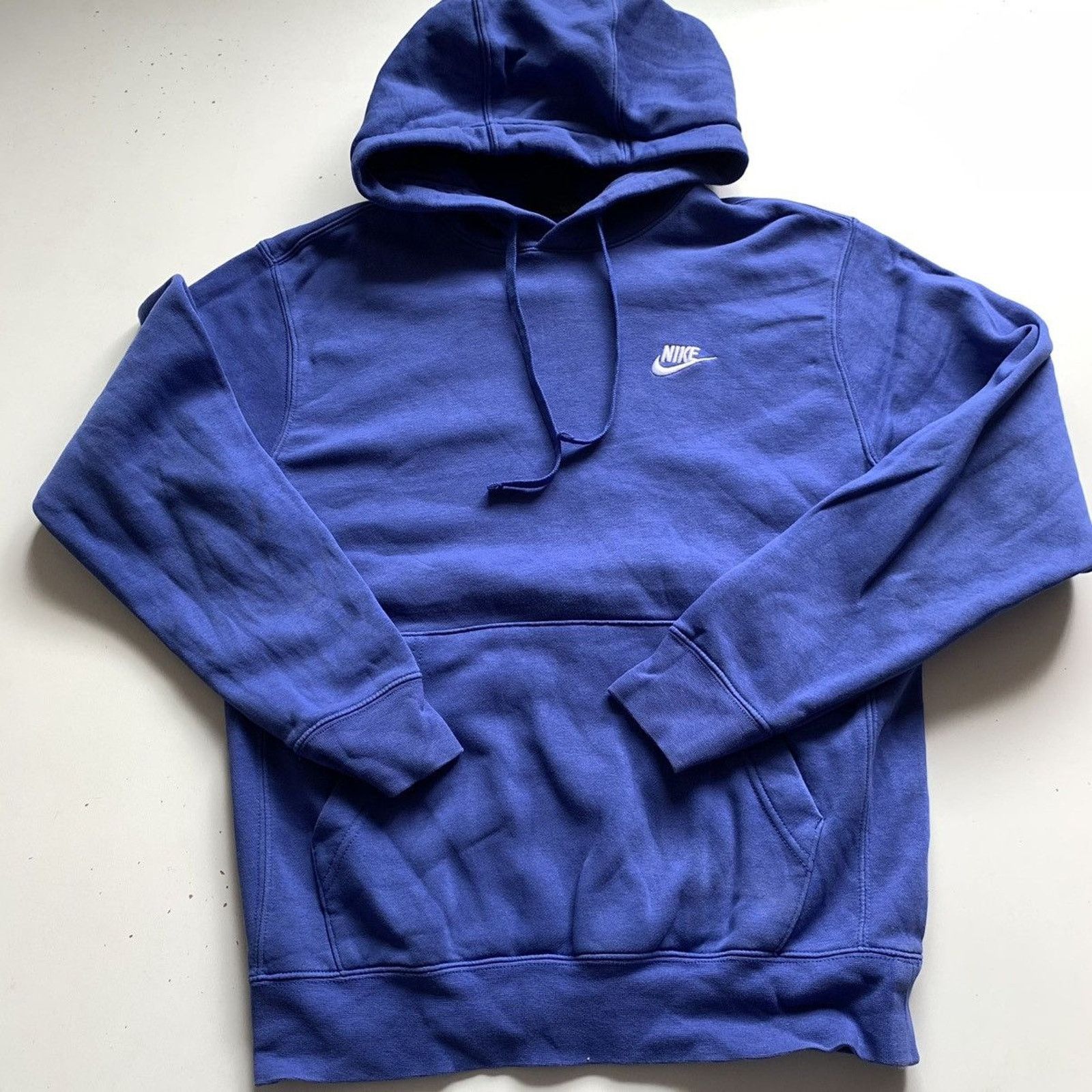 Nike Vintage Y2K Nike Sportswear Swoosh Hoodie Small Blue Rare Size US S / EU 44-46 / 1 - 1 Thumbnail