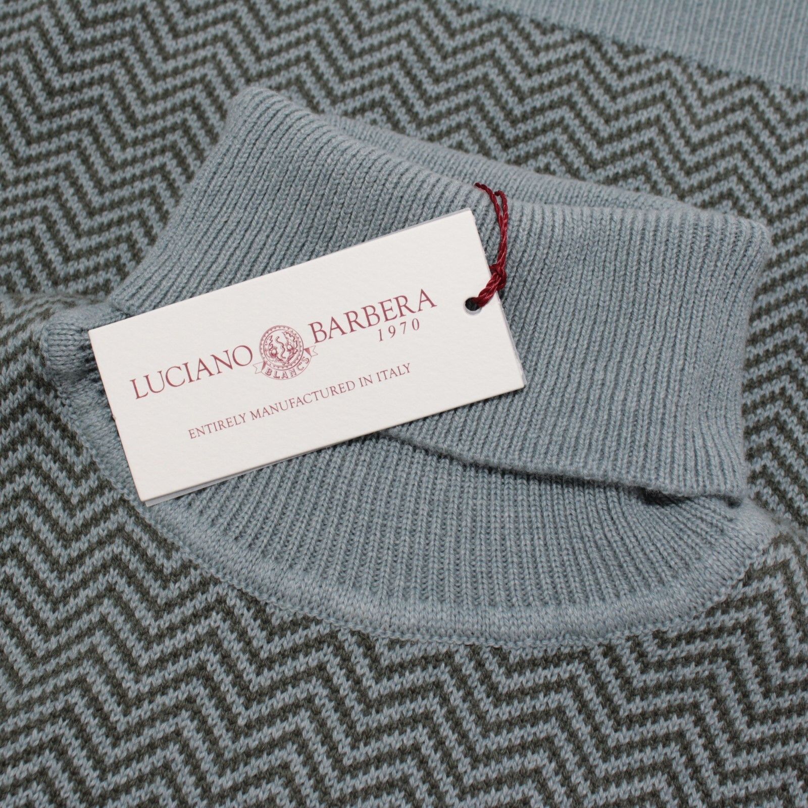 Luciano Barbera Sweater Size US L in Blue