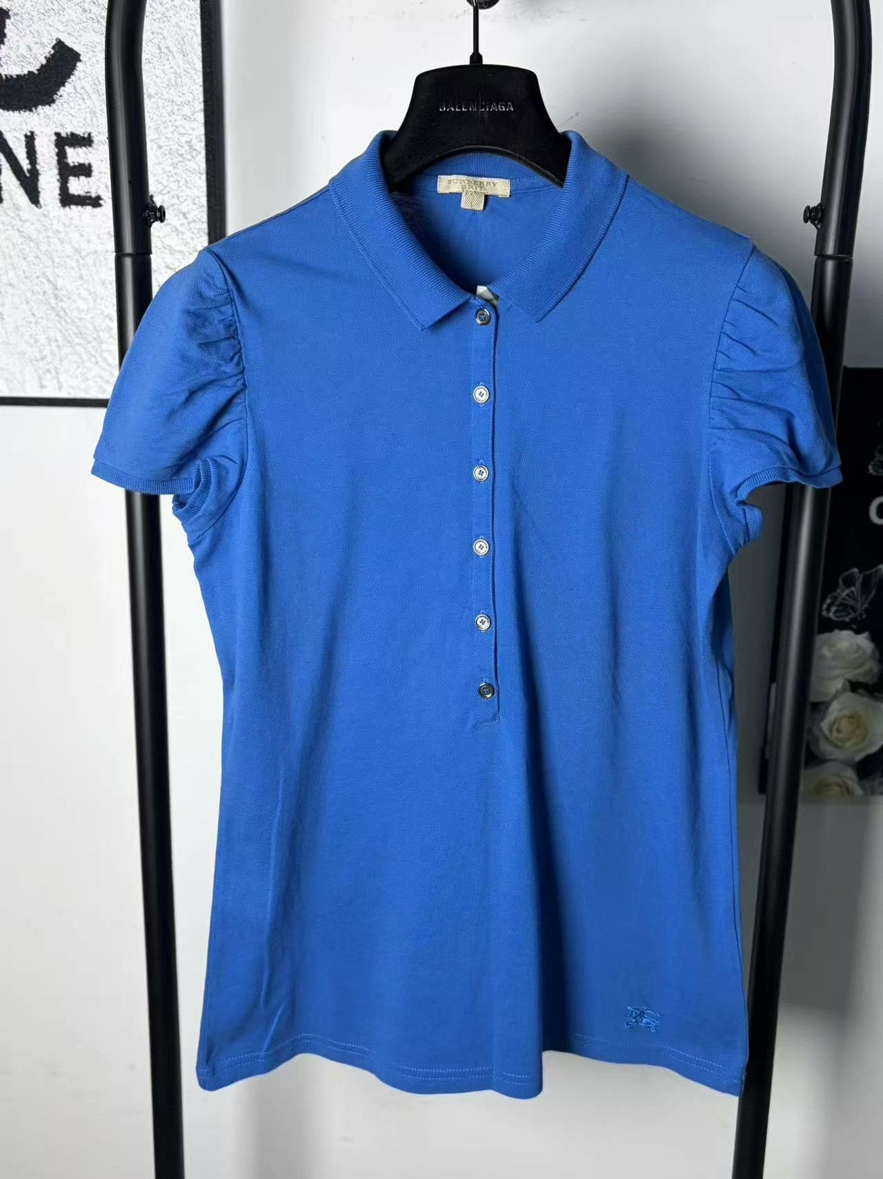 Burberry Burberry White Polo l Men Size US L / EU 52-54 / 3 - 1 Thumbnail