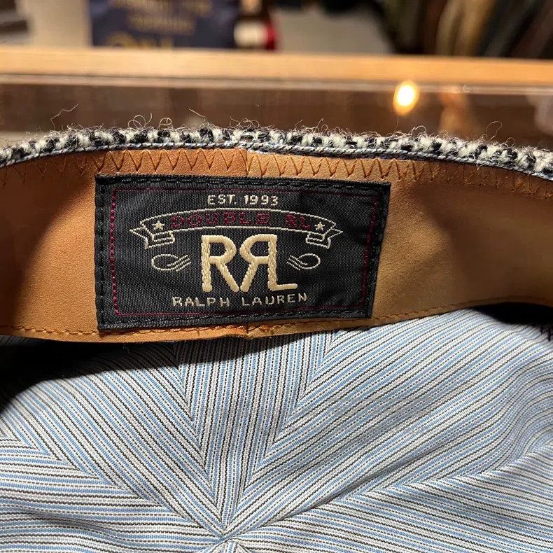 RRL Ralph Lauren RRL Ralph Lauren Harris Tweed wool octagonal hat, newsboy Size ONE SIZE - 7 Thumbnail