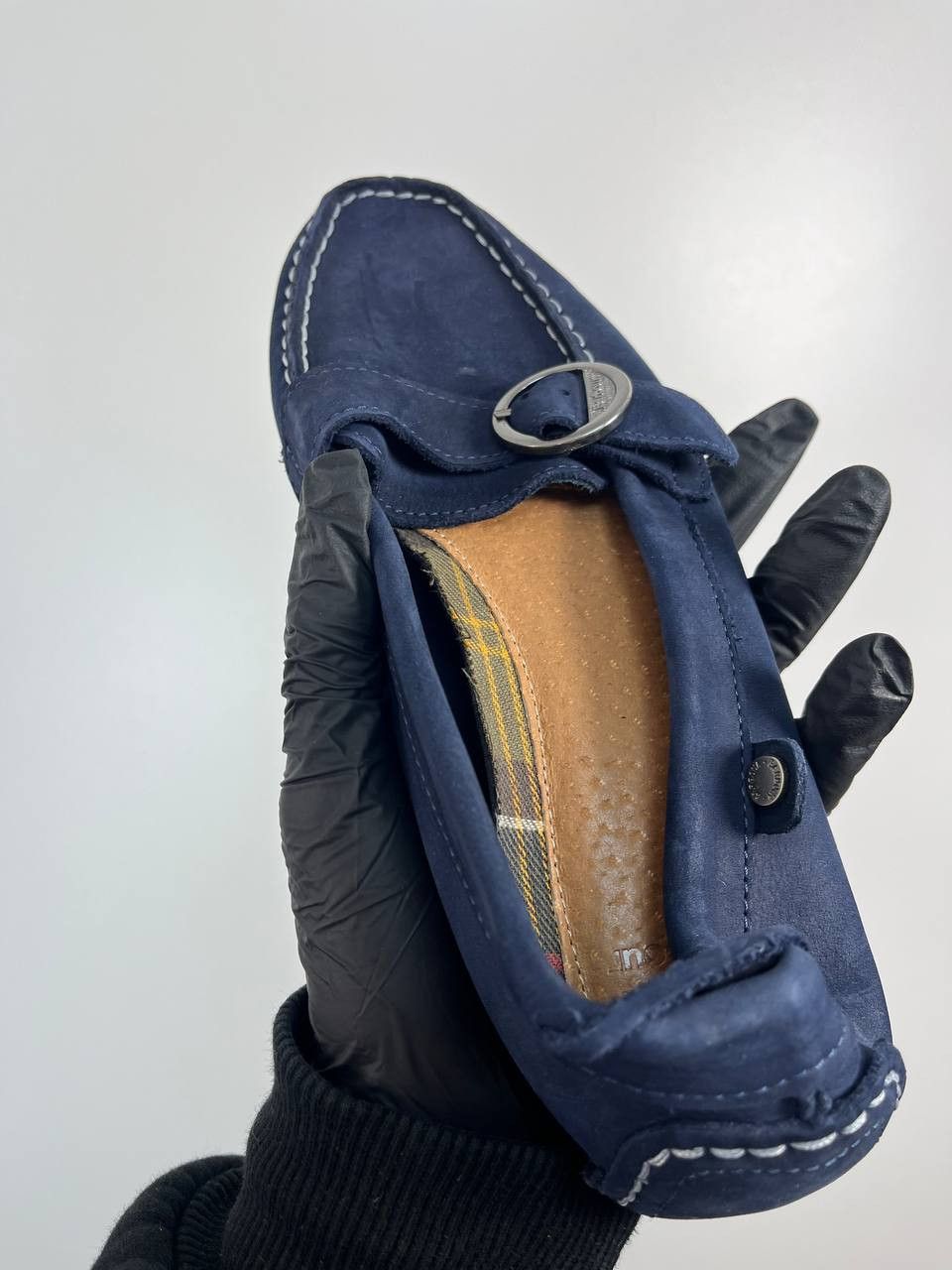 Barbour Barbour Blue Suede Driving Shoes Loafers Womens Size Eu 37 Size US 7 / IT 37 - 2 Thumbnail