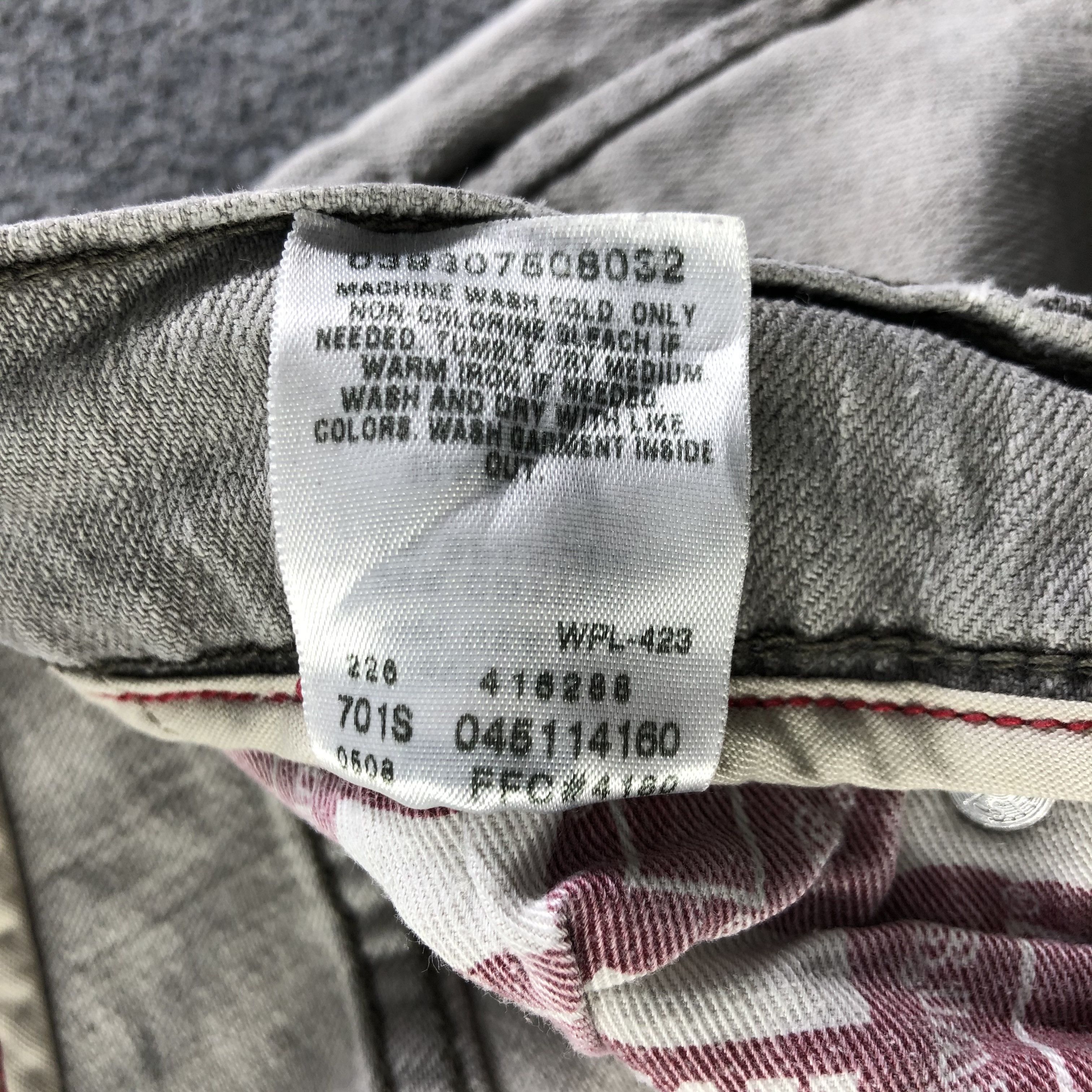 Levi's Vintage Levis 511 Jeans-J3458 Size US 32 / EU 48 - 11 Thumbnail