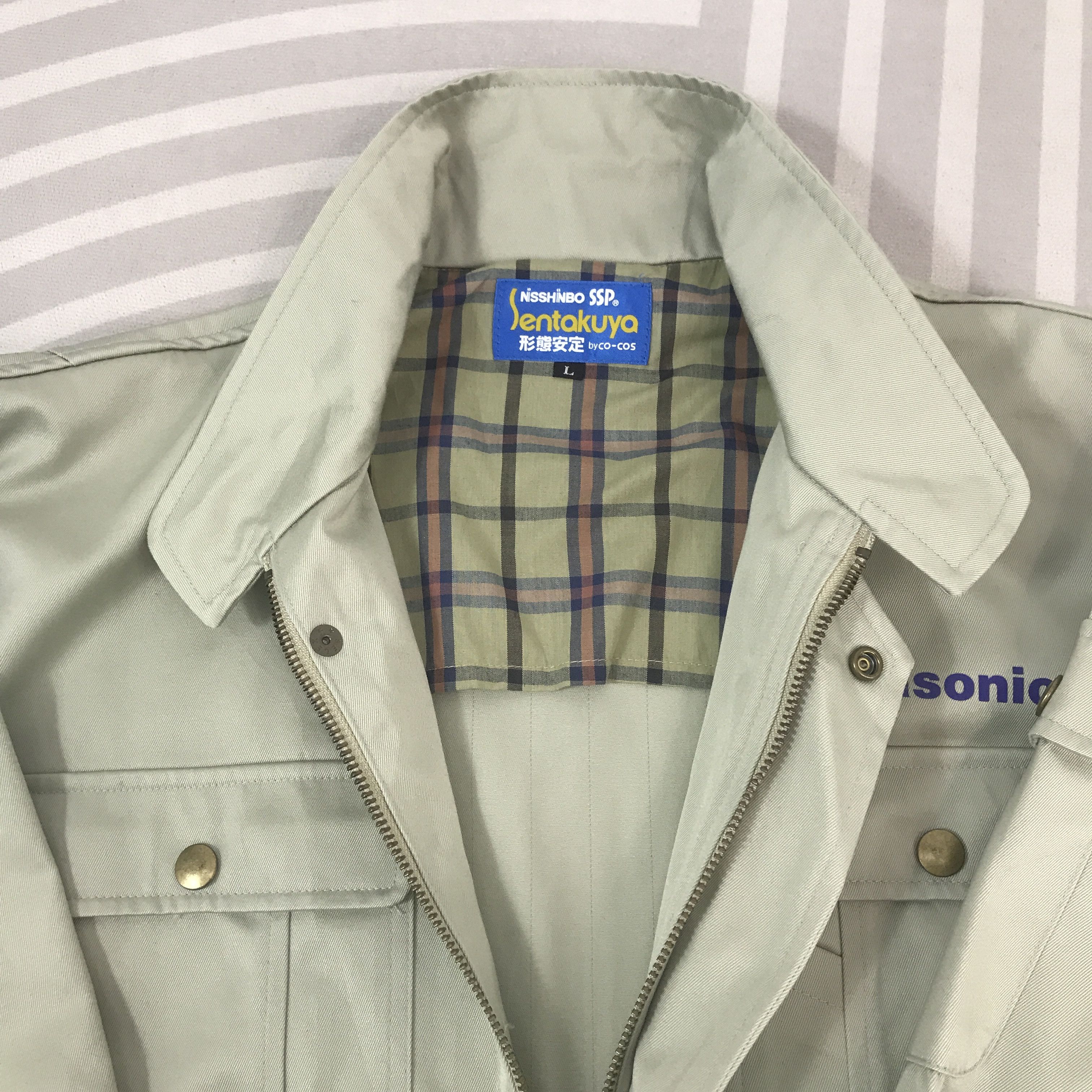 Japanese Brand Vintage Panasonic Japan Workwear Jacket K62B3 Size US L / EU 52-54 / 3 - 8 Thumbnail