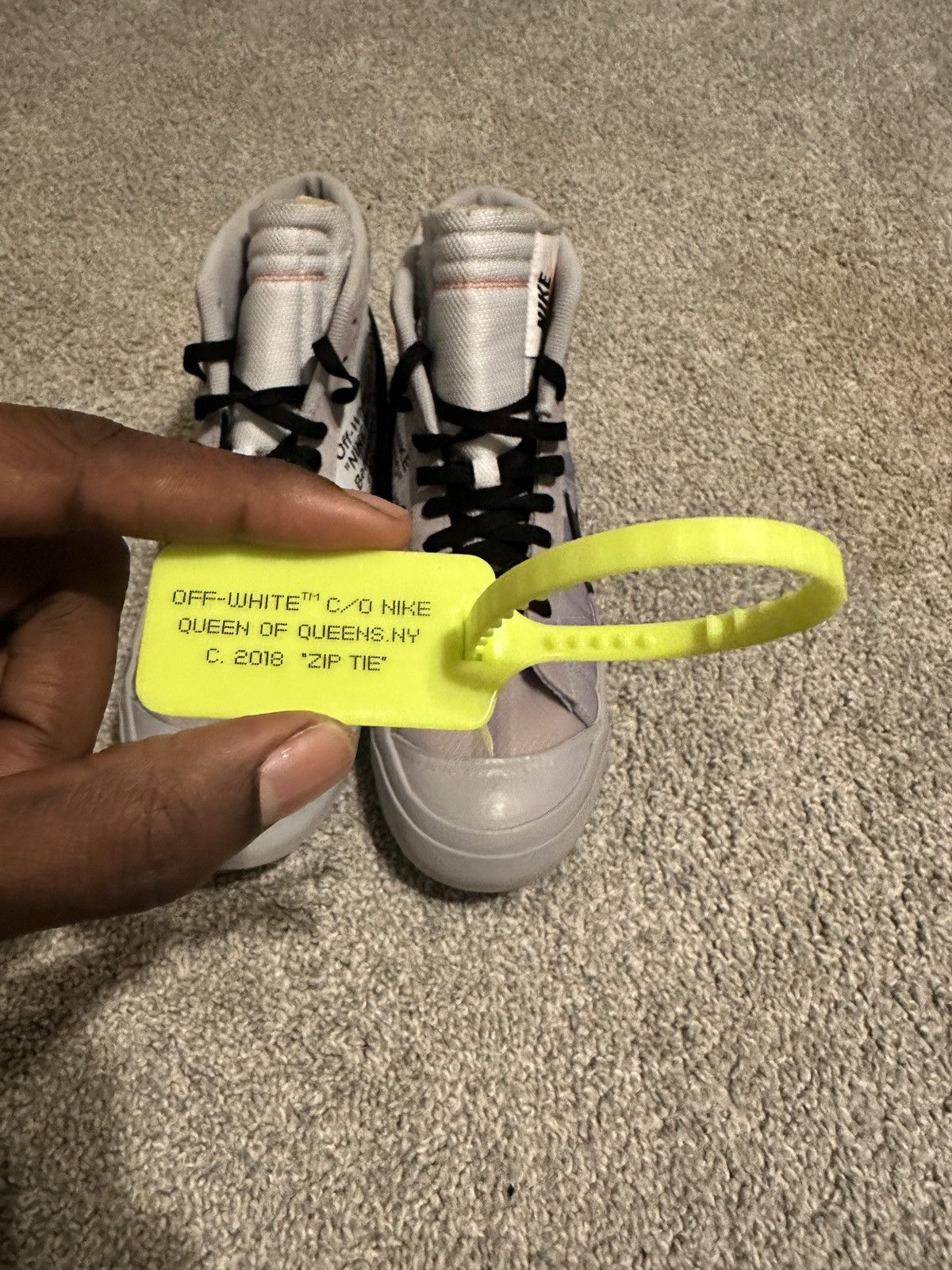 Nike × Off-White Nike Off white Blazer mid serena Williams Size US 12 / EU 45 - 2 Thumbnail
