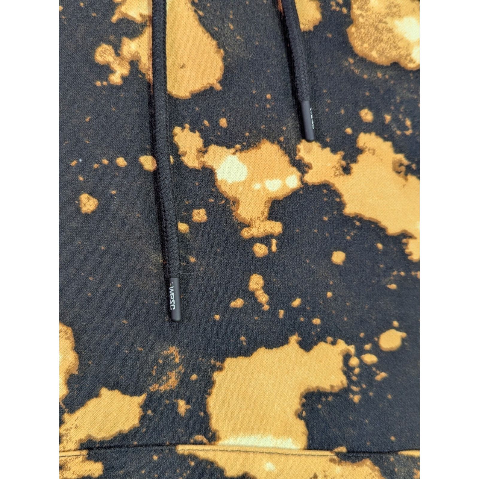 WeSC WeSC Conspiracy Mike Bleached Hoodie Black Yellow S/M Size US S / EU 44-46 / 1 - 4 Thumbnail