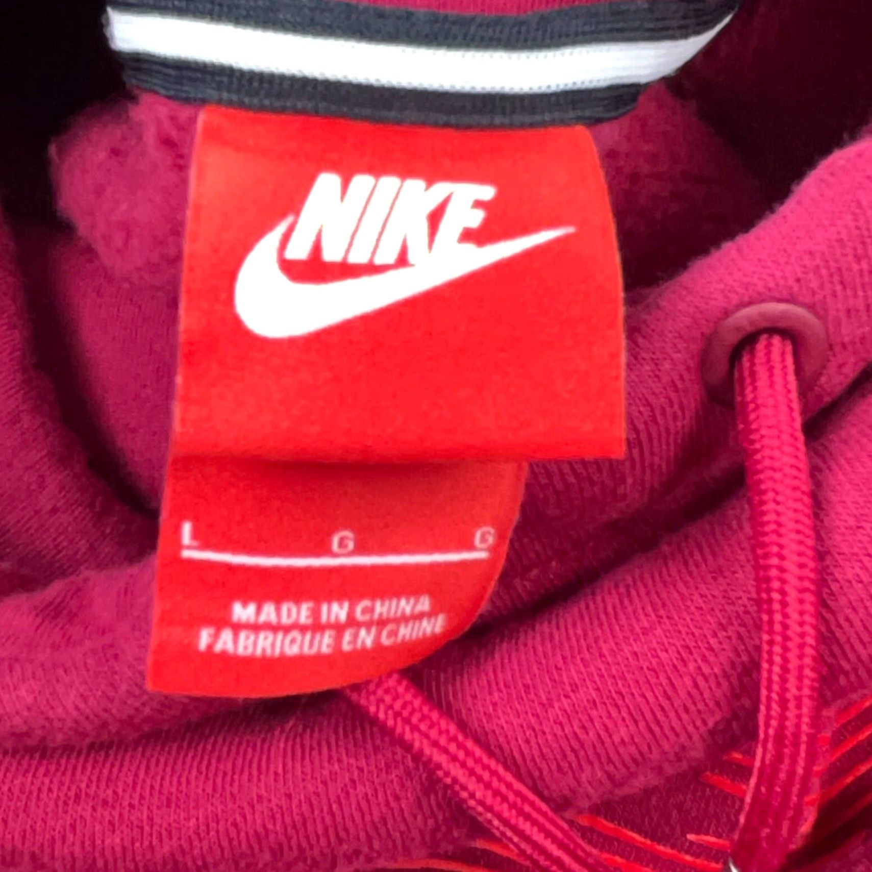Nike Nike Hoodie Women L Pink Sweatshirt Sweater Logo Hooded Pockets Turtleneck Pullover All Seasons Casual Sports 90s? Size L / US 10 / IT 46 - 7 Thumbnail