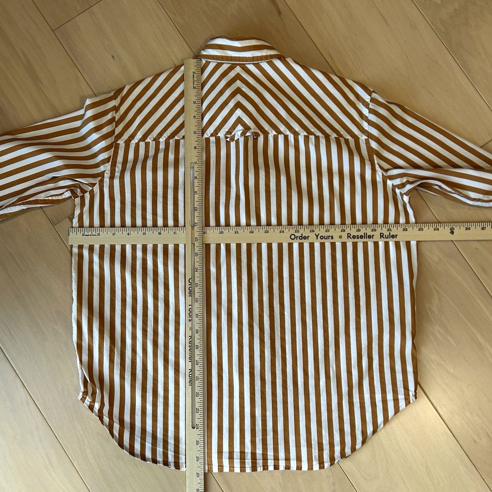 AYR AYR Deep End Button Up Striped Top Long Sleeve Women’s XS Size XS / US 0-2 / IT 36-38 - 4 Thumbnail