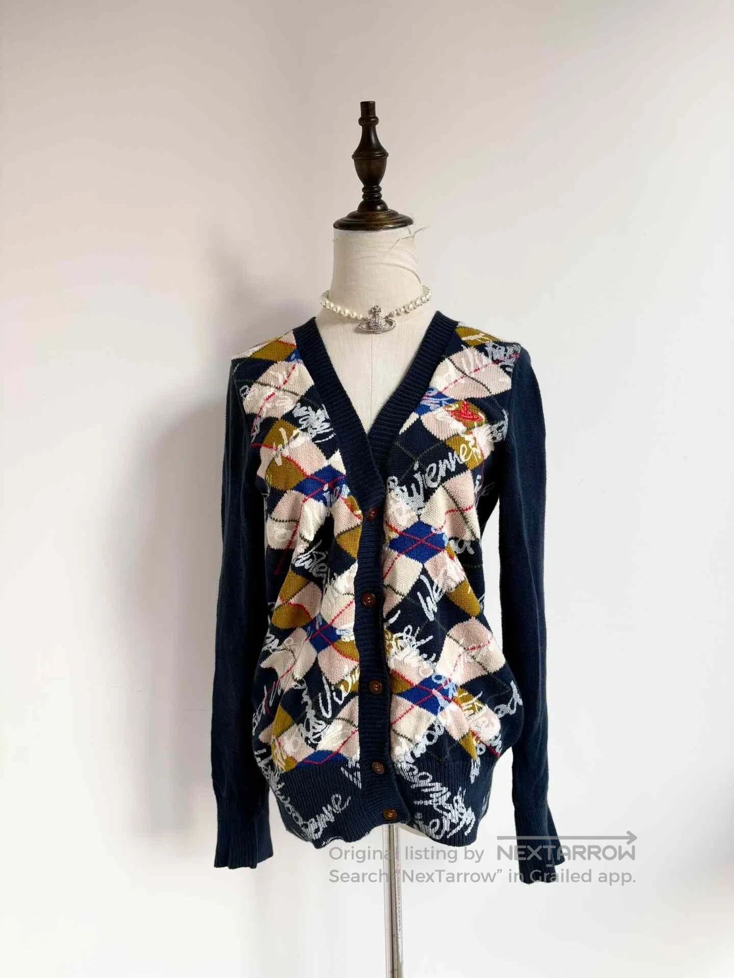 Vivienne Westwood Vivienne Westwood Saturn Knit Cardigan. Size M / US 6-8 / IT 42-44 - 2 Thumbnail